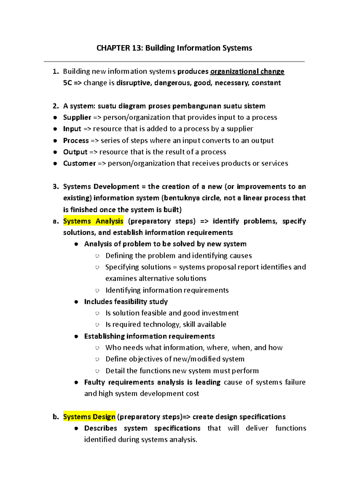 UAS MIS Final Exam Notes: Key Concepts in Management Information ...