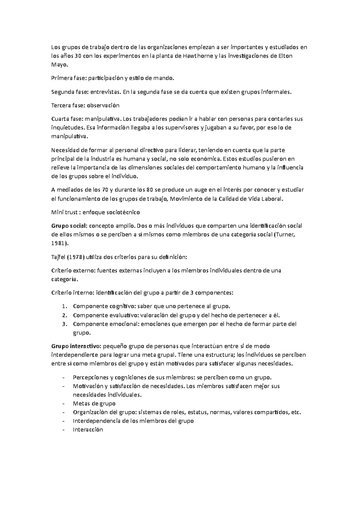 Los grupos de trabajo dentro de las organizaciones empiezan a ser ...