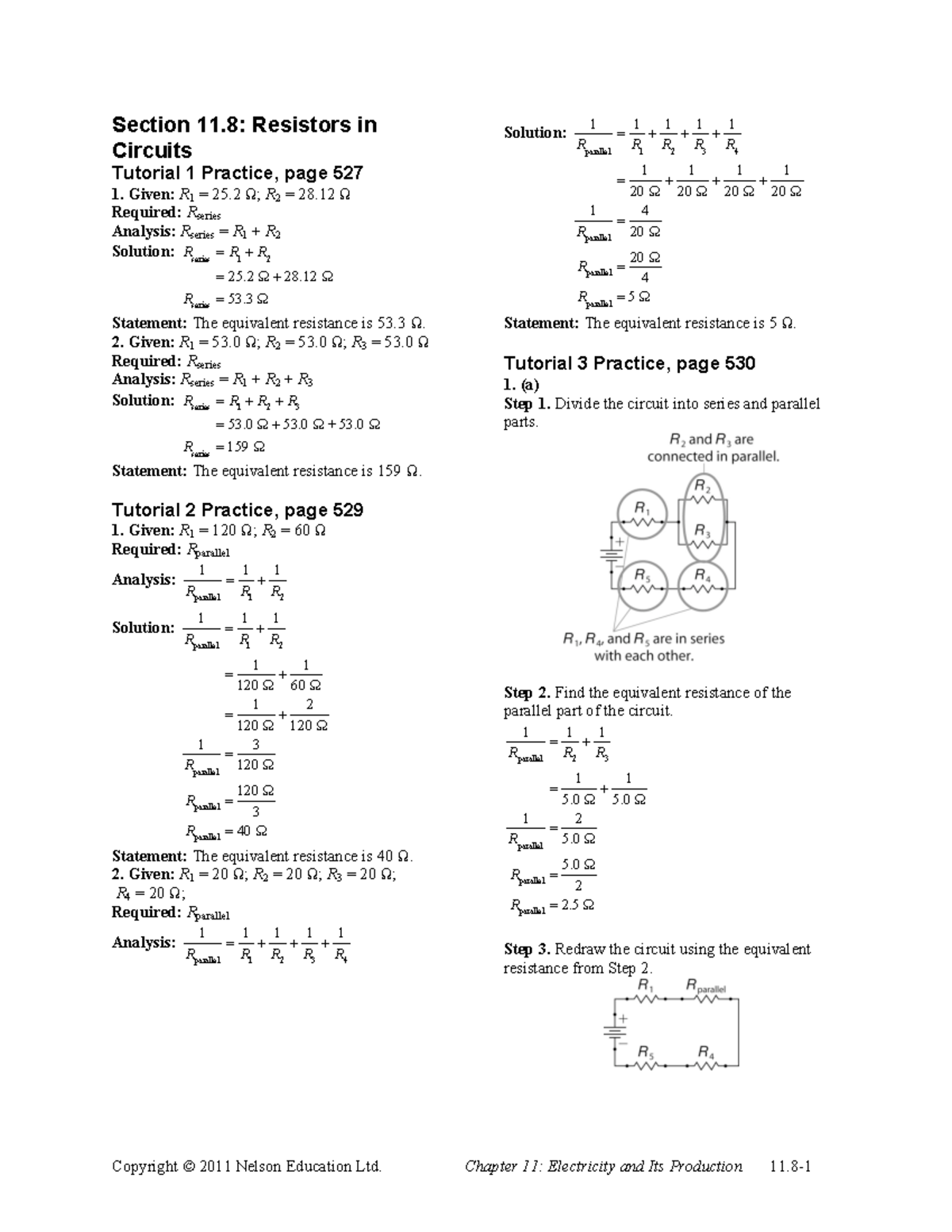 Phys11 Final Exam Study Guide - Resistors in Circuits 11.8 - Studocu