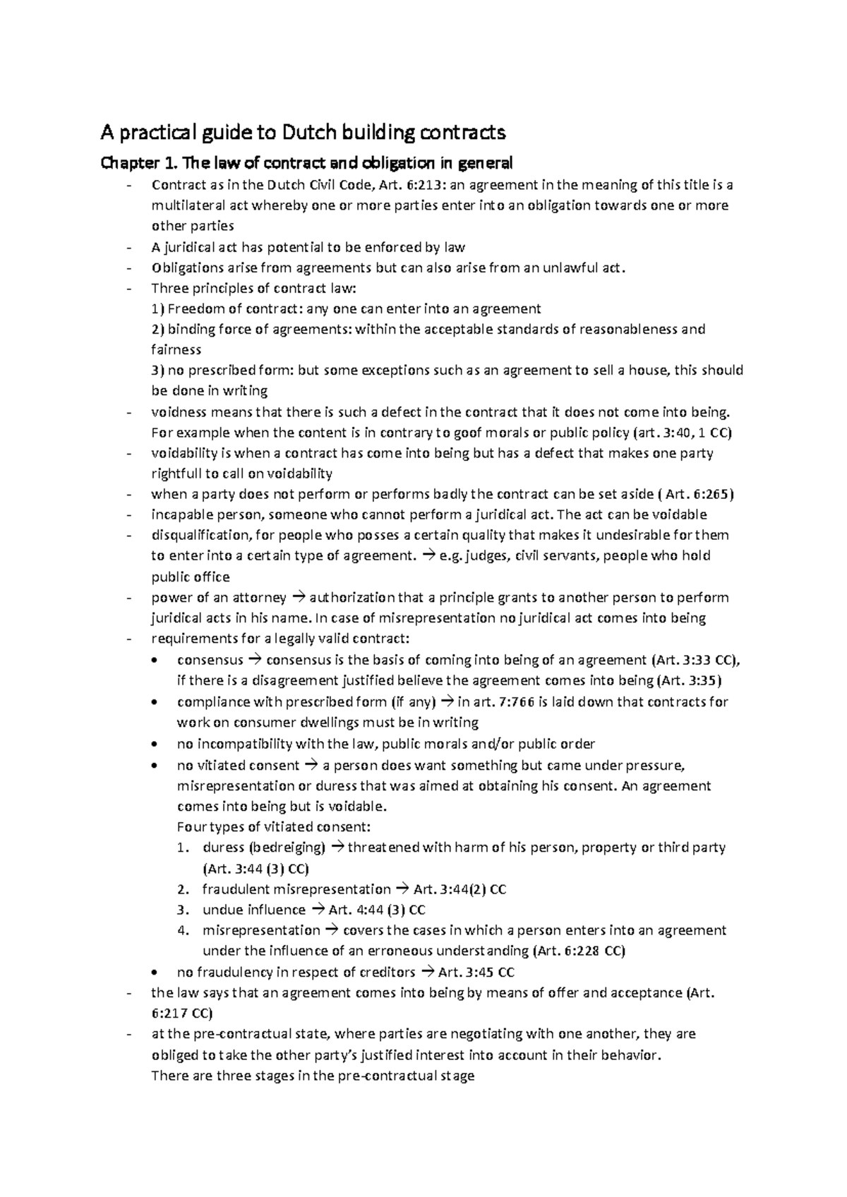 A Practical Guide to Dutch Building Contracts: Legal Insights & Key ...