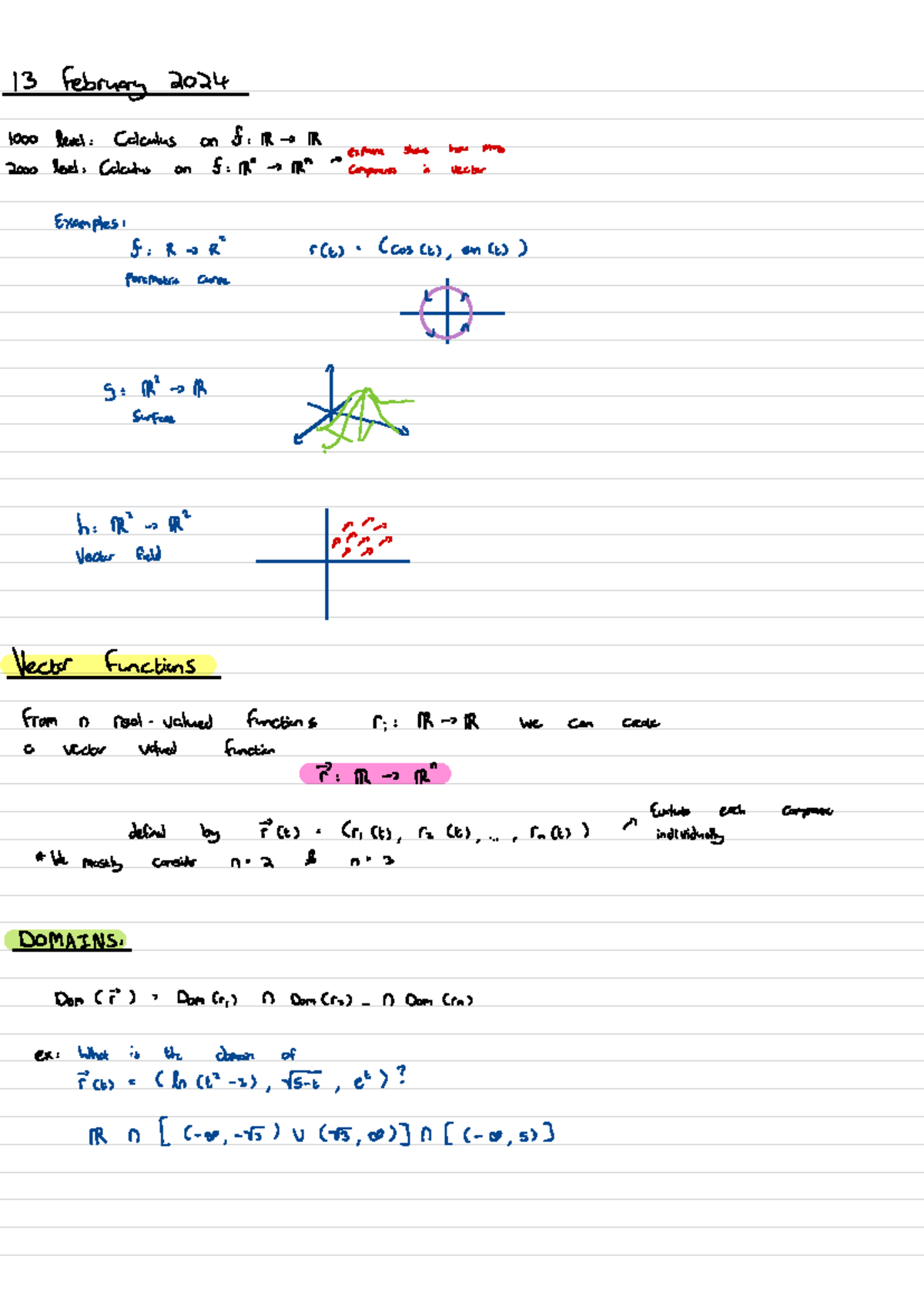 Advanced Calculus 1000 Level - Detailed Notes and Concepts - Studocu