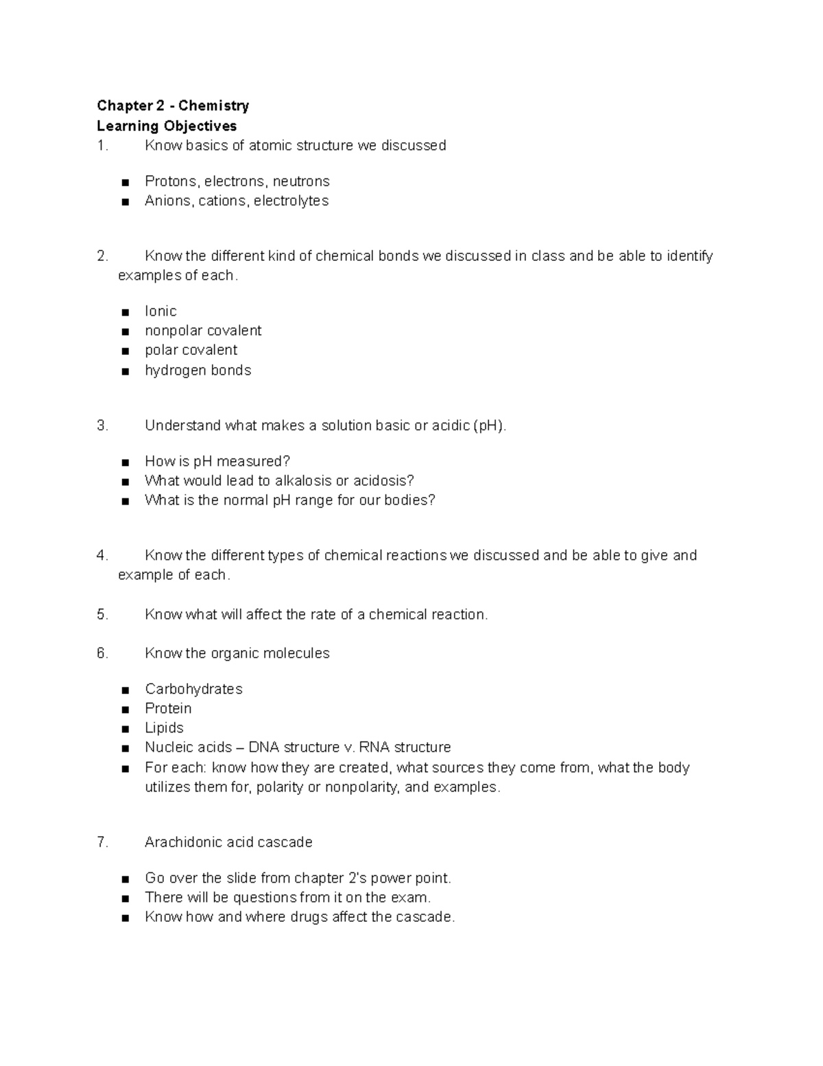 Anatomy Lecture Ch.2 Notes 9 9 21 - Chapter 2 - Chemistry Learning ...