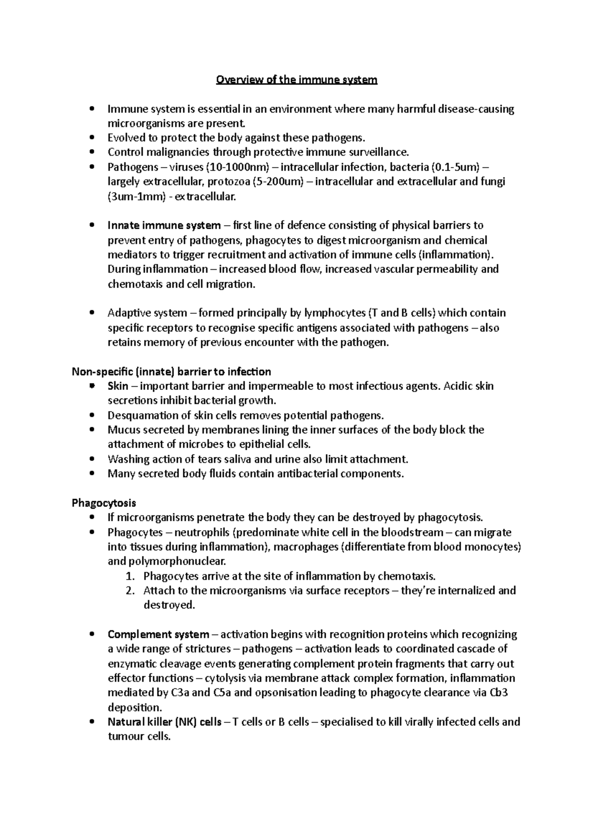 Comprehensive Overview of the Immune System: Key Concepts and Functions ...