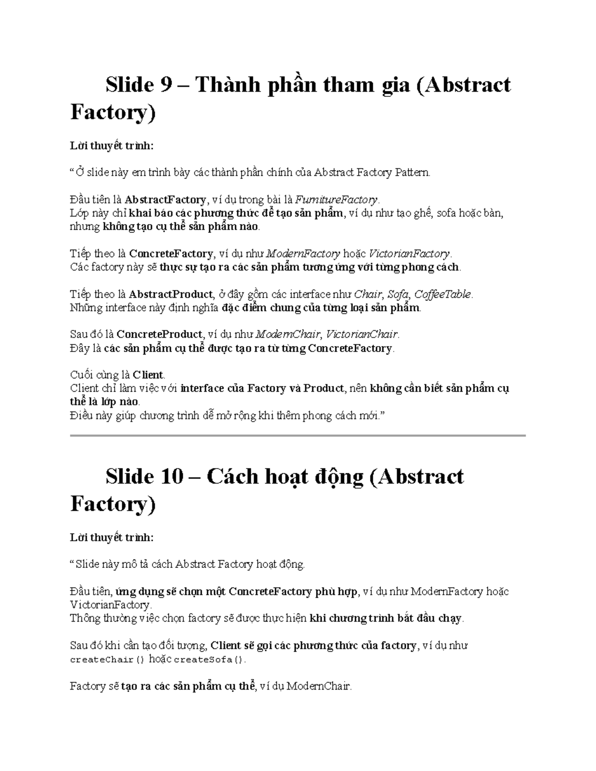 Cnpm - Abstract Factory & Chain of Responsibility Patterns Overview ...