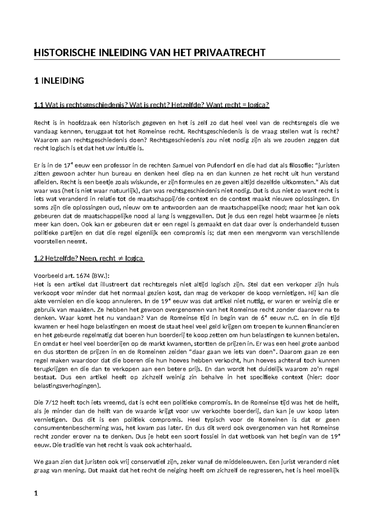 HIST 101: Samenvatting van de Historische Inleiding tot het ...