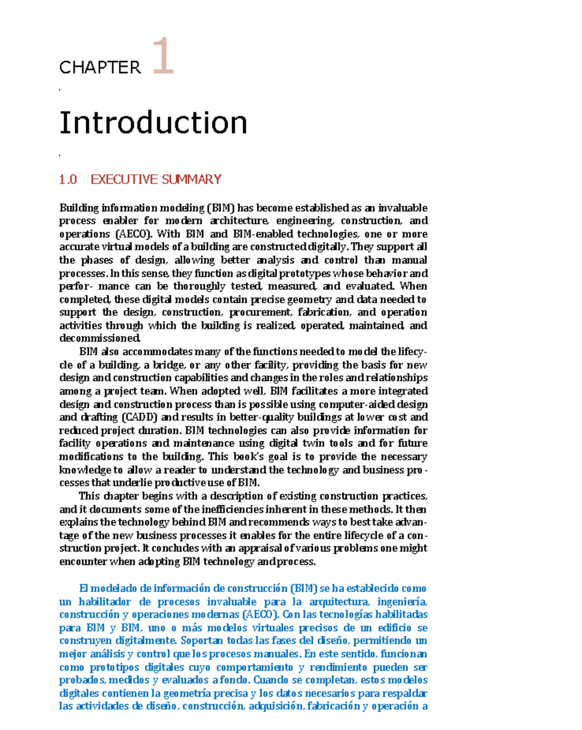 BIM Handbook Chapter 1: Introduction to Building Information Modeling ...