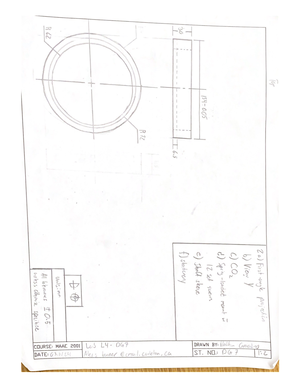 Analysis of DF PDGS50/100-ZT4-L Descriptive Geometry Blueprint for DG 6 ...