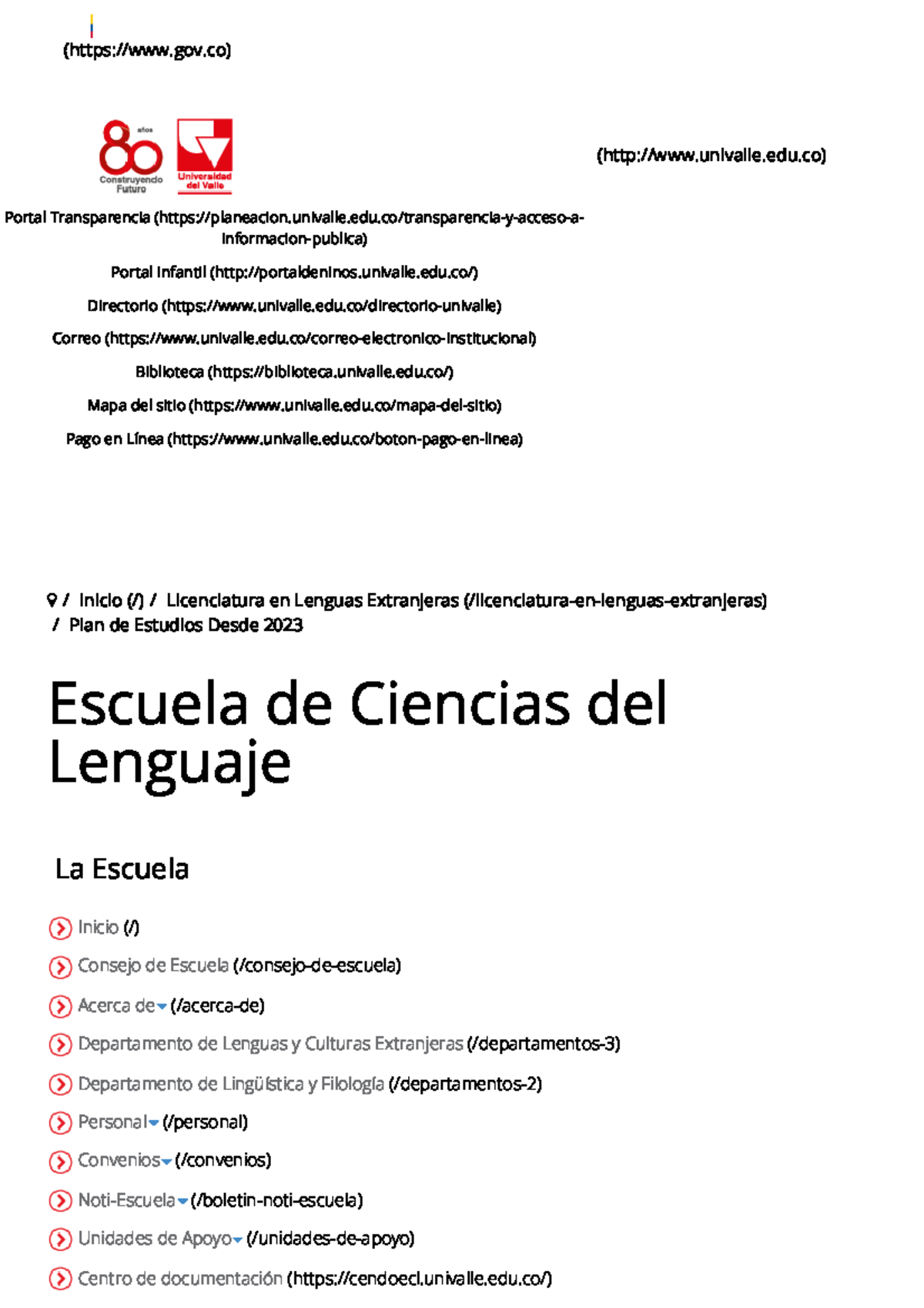 Plan de Estudios 2023 - Licenciatura en Lenguas Extranjeras - Studocu