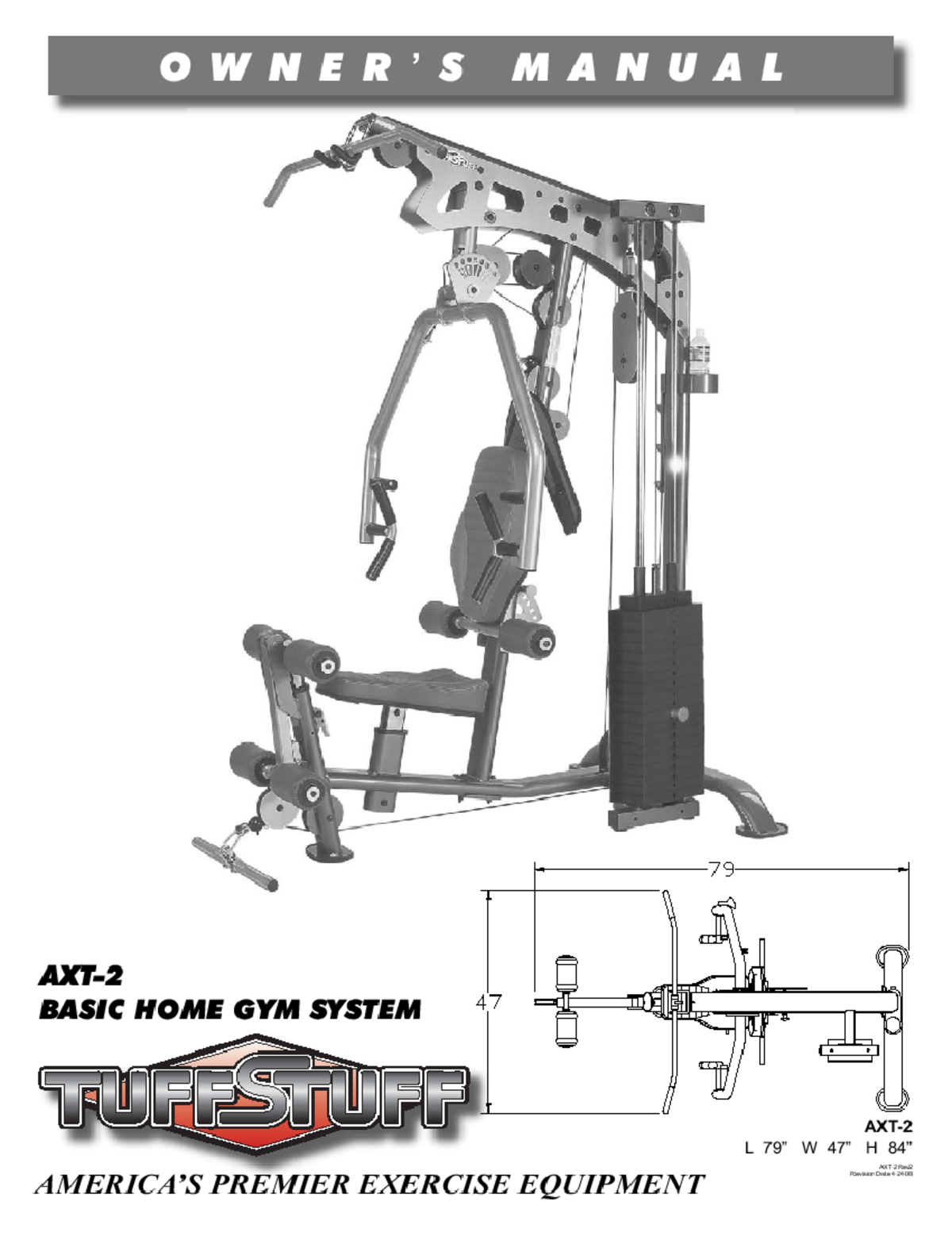 Tuff Stuff (AXT-2) Comprehensive Owner's Manual Guide - Studocu