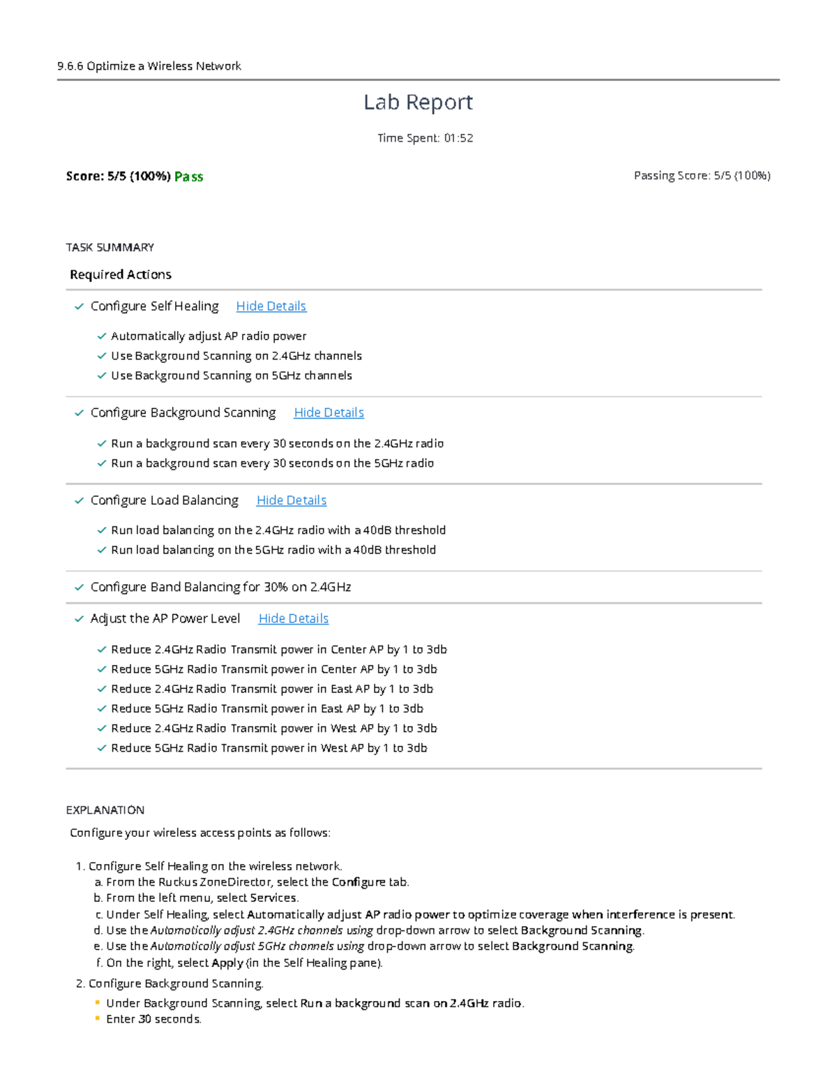 9.6 6 Optimize A Wireless Network