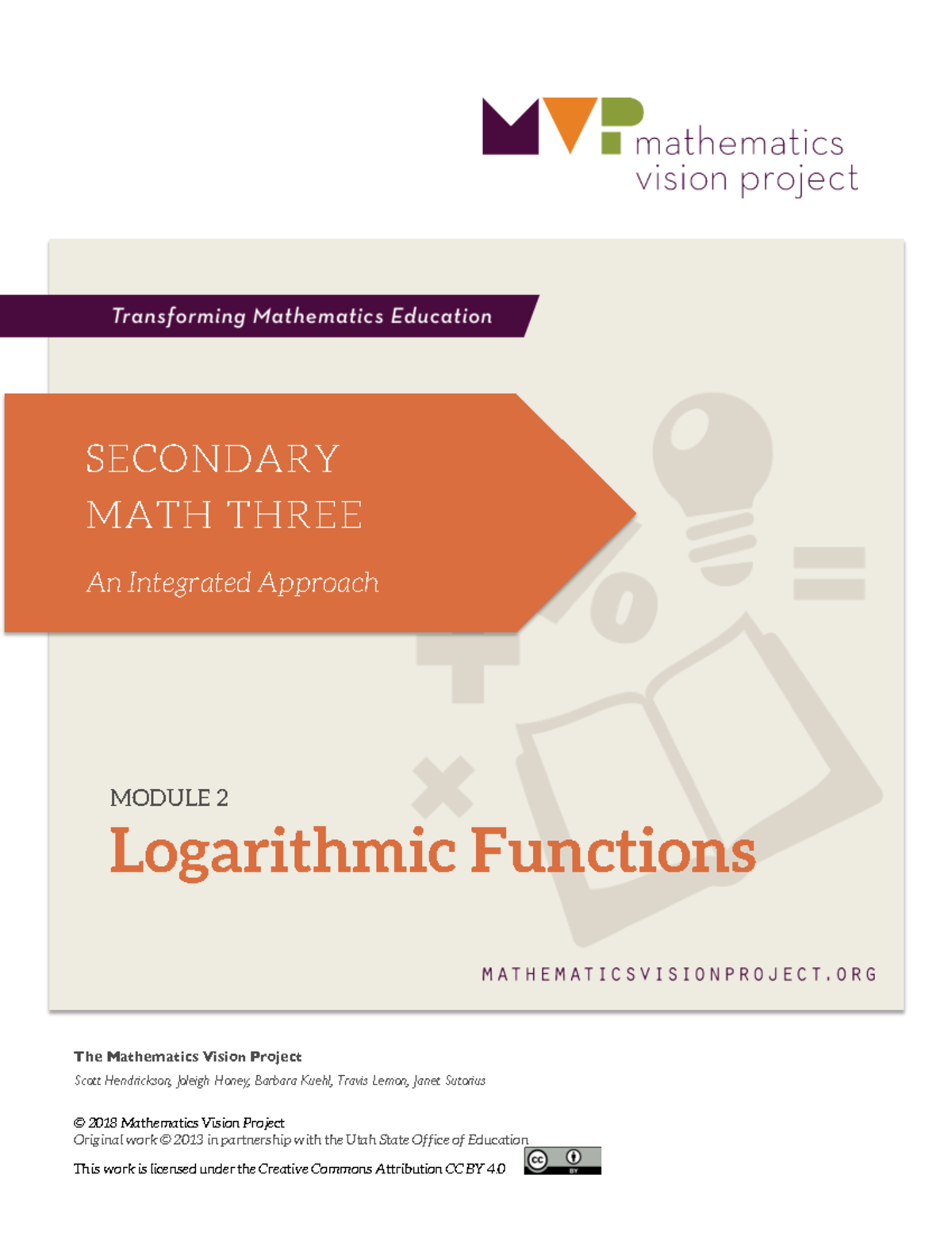 SECONDARY MATH 3 MODULE 2 LOGARITHMIC FUNCTIONS Study Guide - Studocu