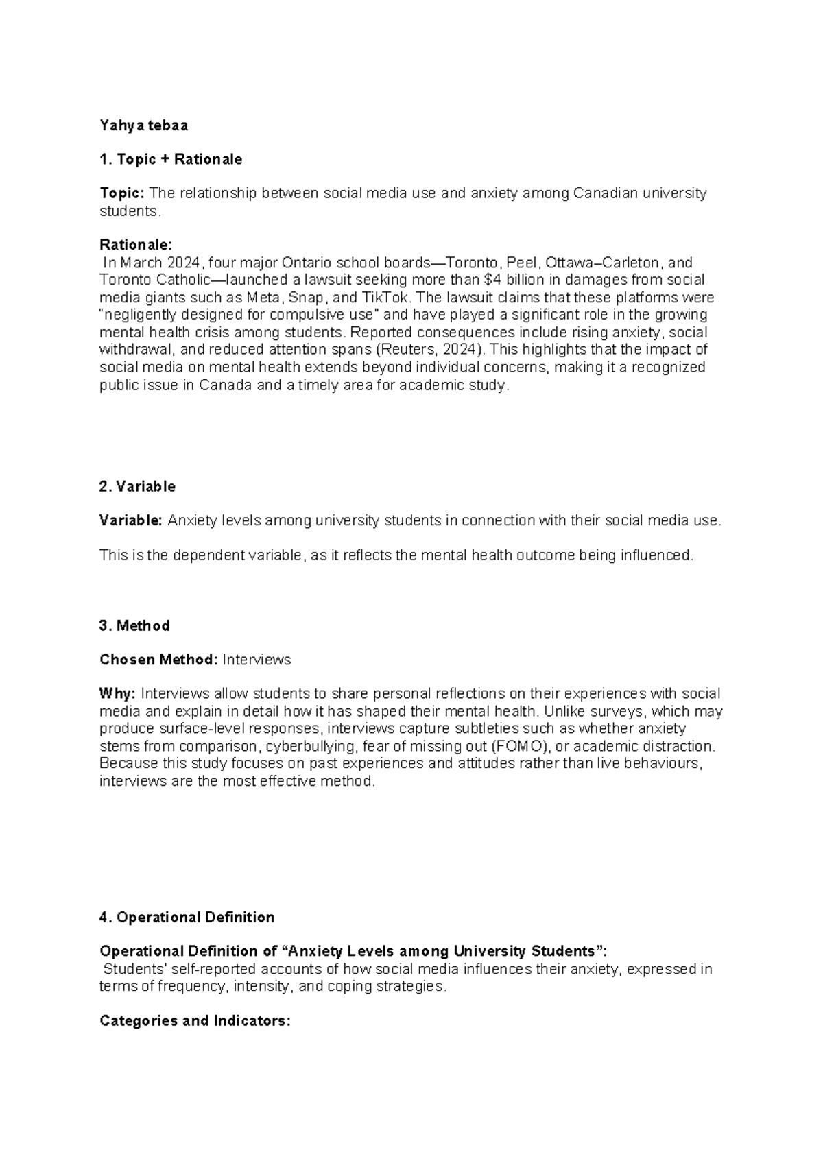 SOC 101: The Impact of Social Media on Anxiety in Canadian Students ...