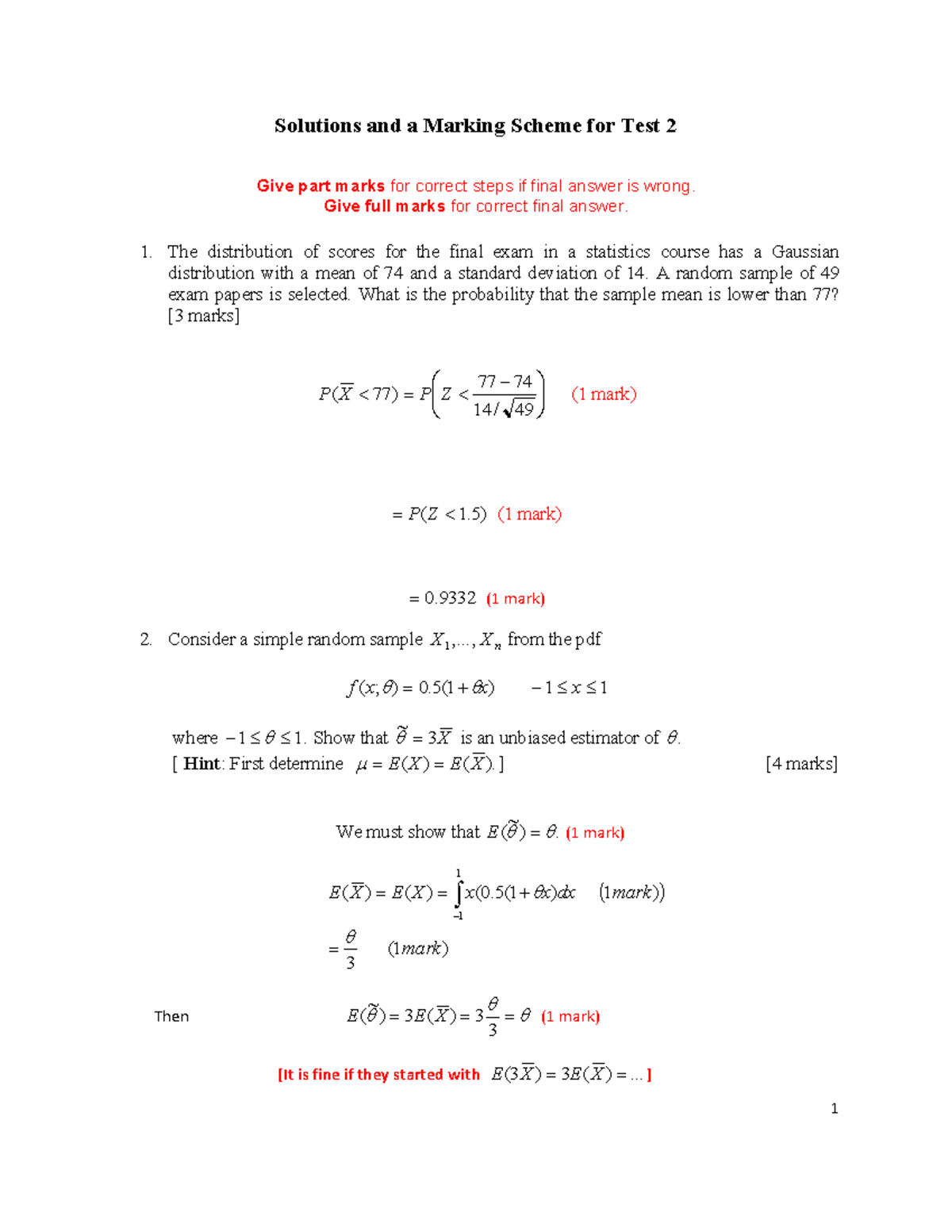Stat231 Final Formula Sheet - Formula Sheet (Chapter 1) The
