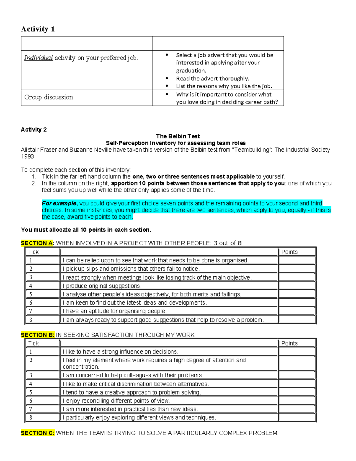 Activities - MG410MG410MG410MG410 - Activity 1 Individual activity on ...