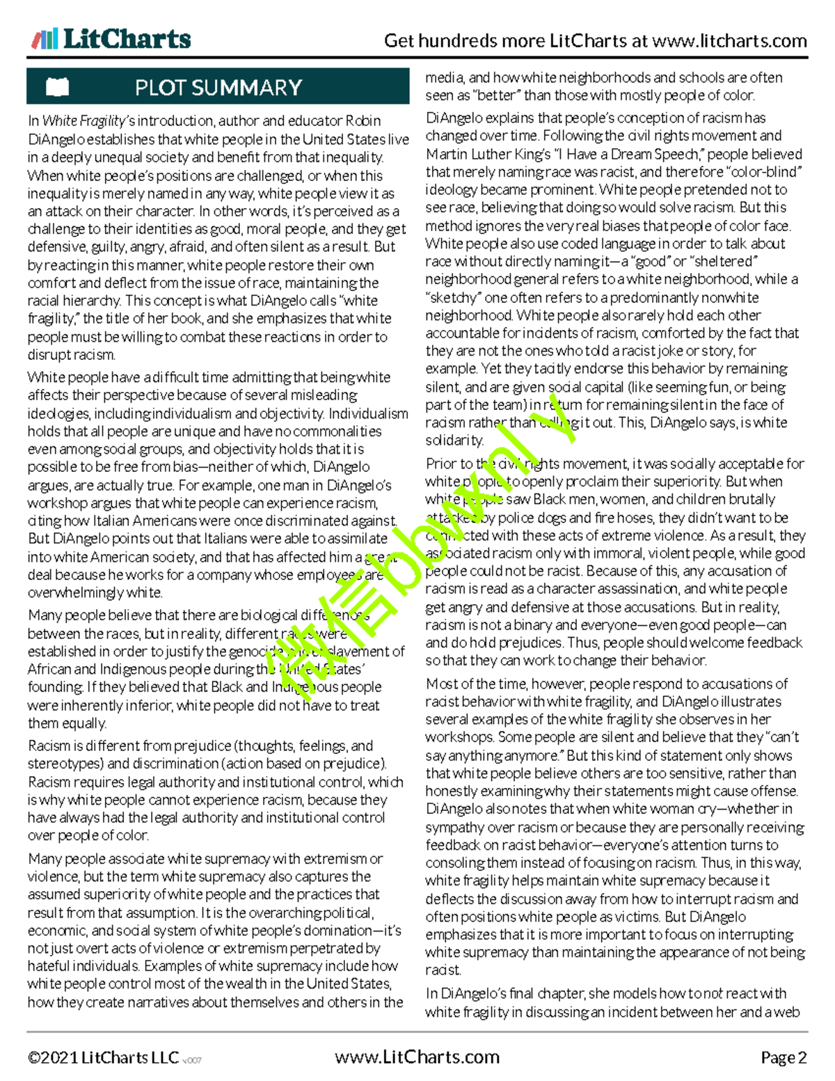White-Fragility-Lit Chart 2 - In White Fragility’s introduction, author ...