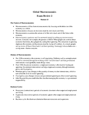 Comprehensive Macroeconomics Overview: Key Concepts and Theories ...