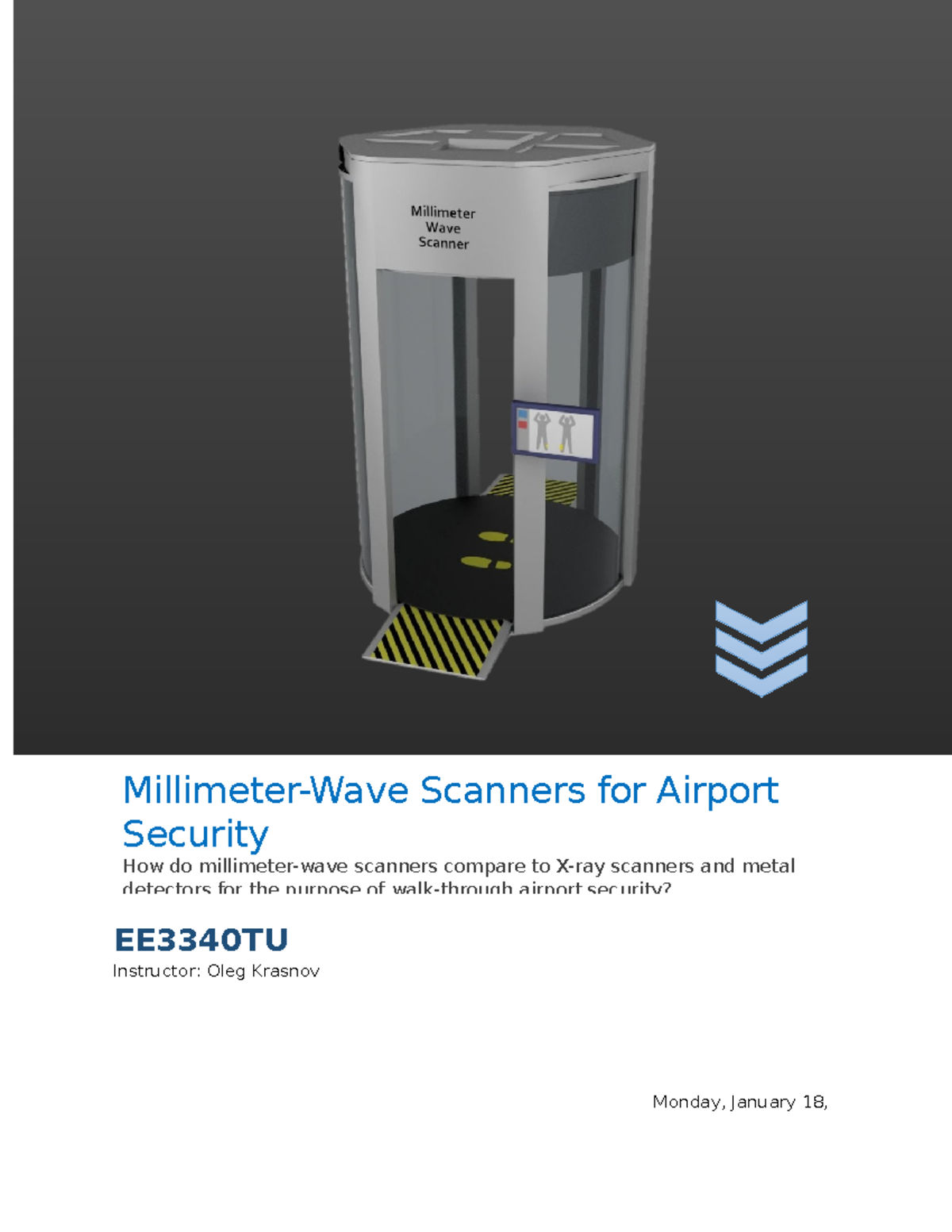 EE3340TU: Millimeter-Wave Scanners in Airport Security Analysis ...
