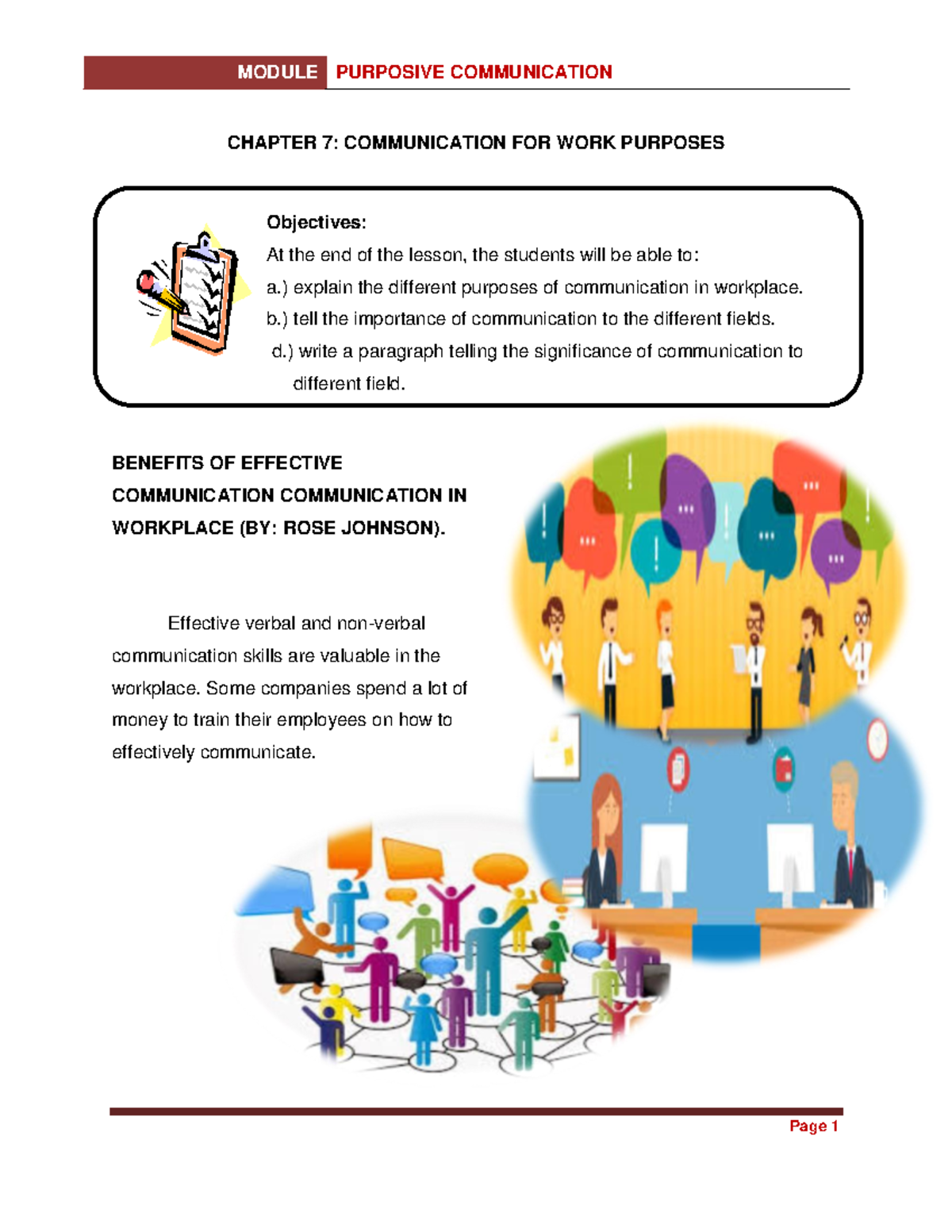 Chapter 7 ENG01 Effective Workplace Communication Techniques - Studocu