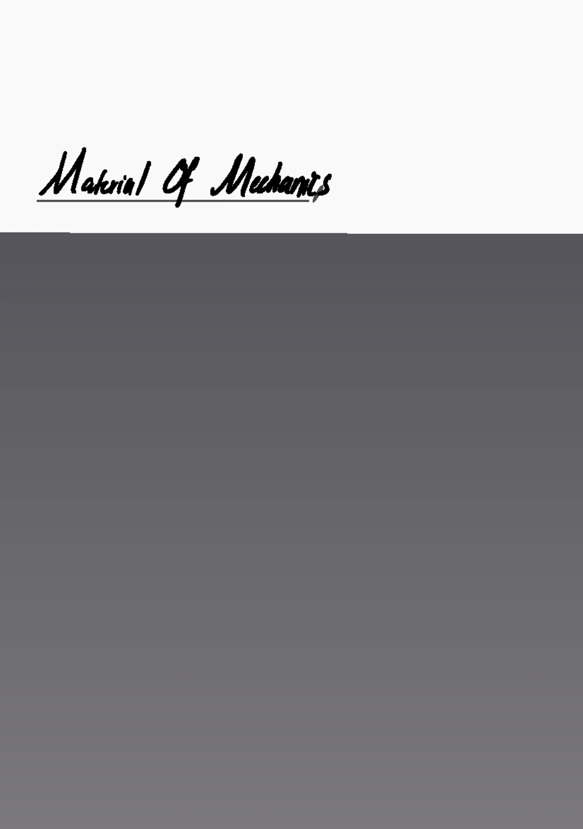 MOM Formulas - Summary Mechanics Of Materials - D MA2001 Cheat Sheet ...