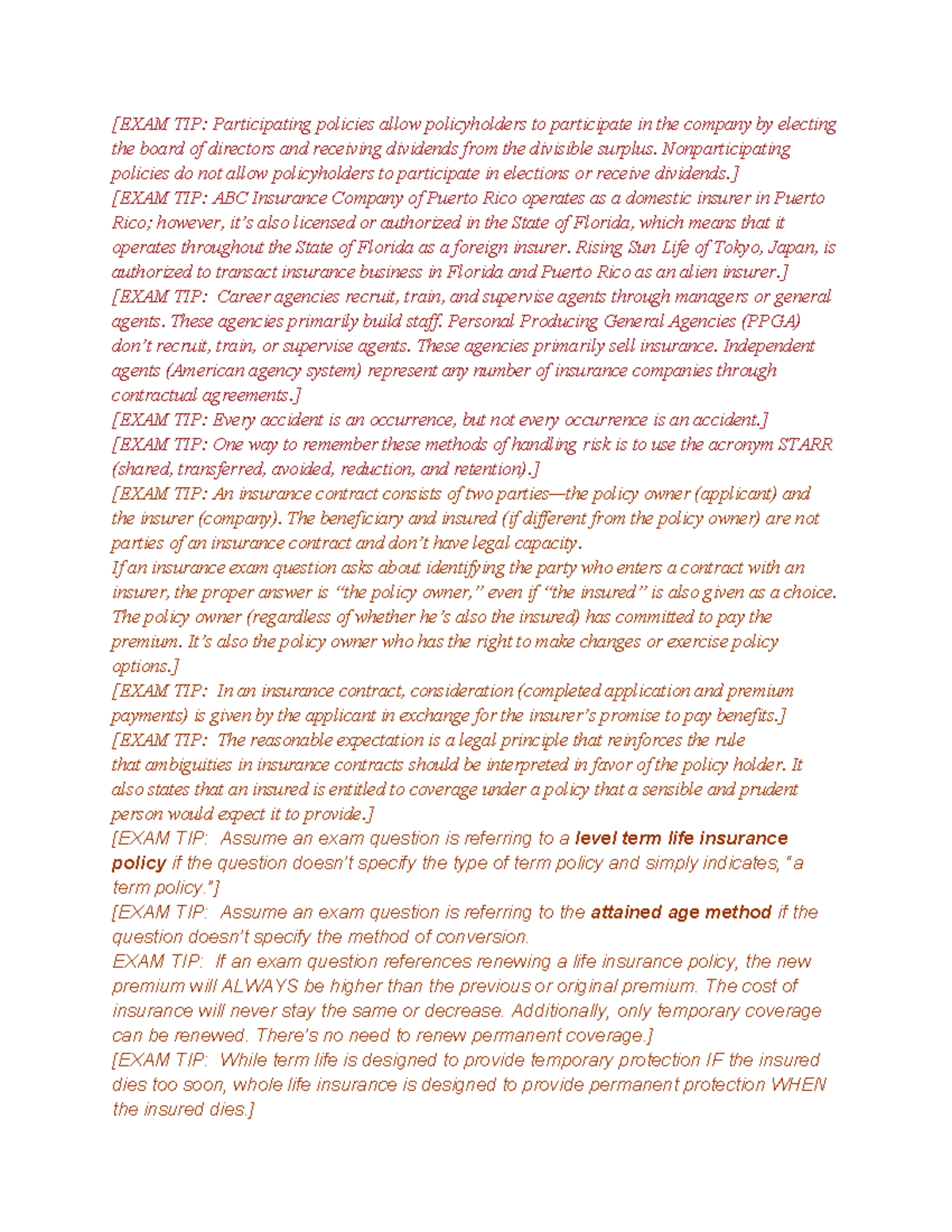 Life Insurance Policies: Key Provisions & Regulatory Considerations ...