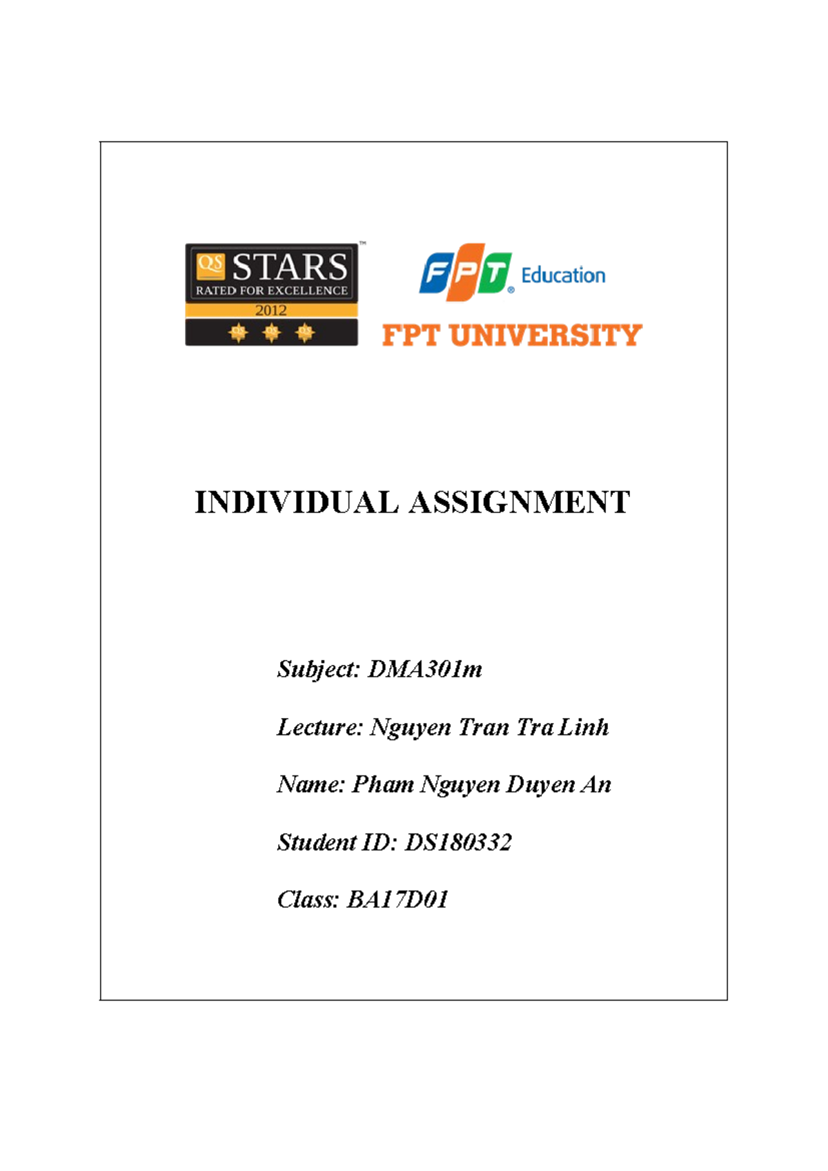 DMA301m Individual Assignment: Marketing Analytics Insights and ...