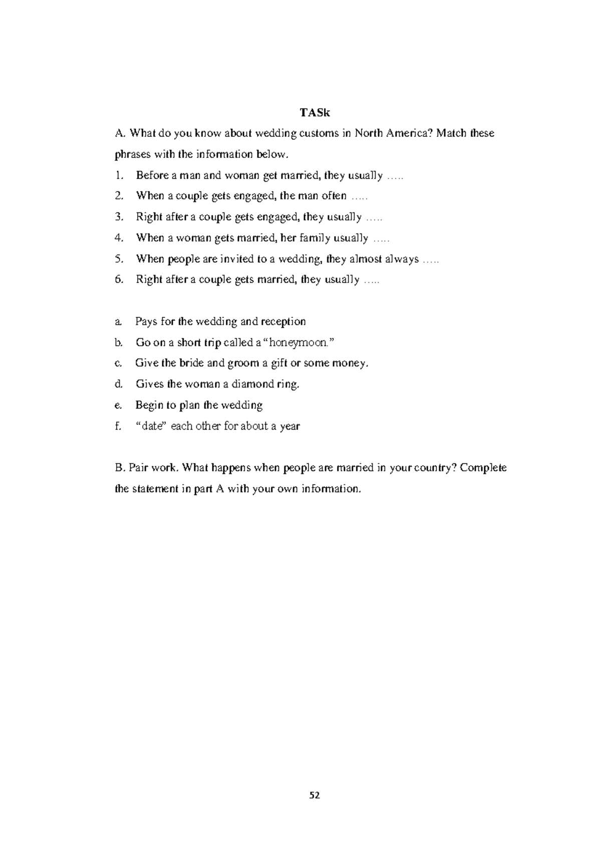 Modul Bahasa Inggris 1: Wedding Customs & Cultural Practices - Studocu