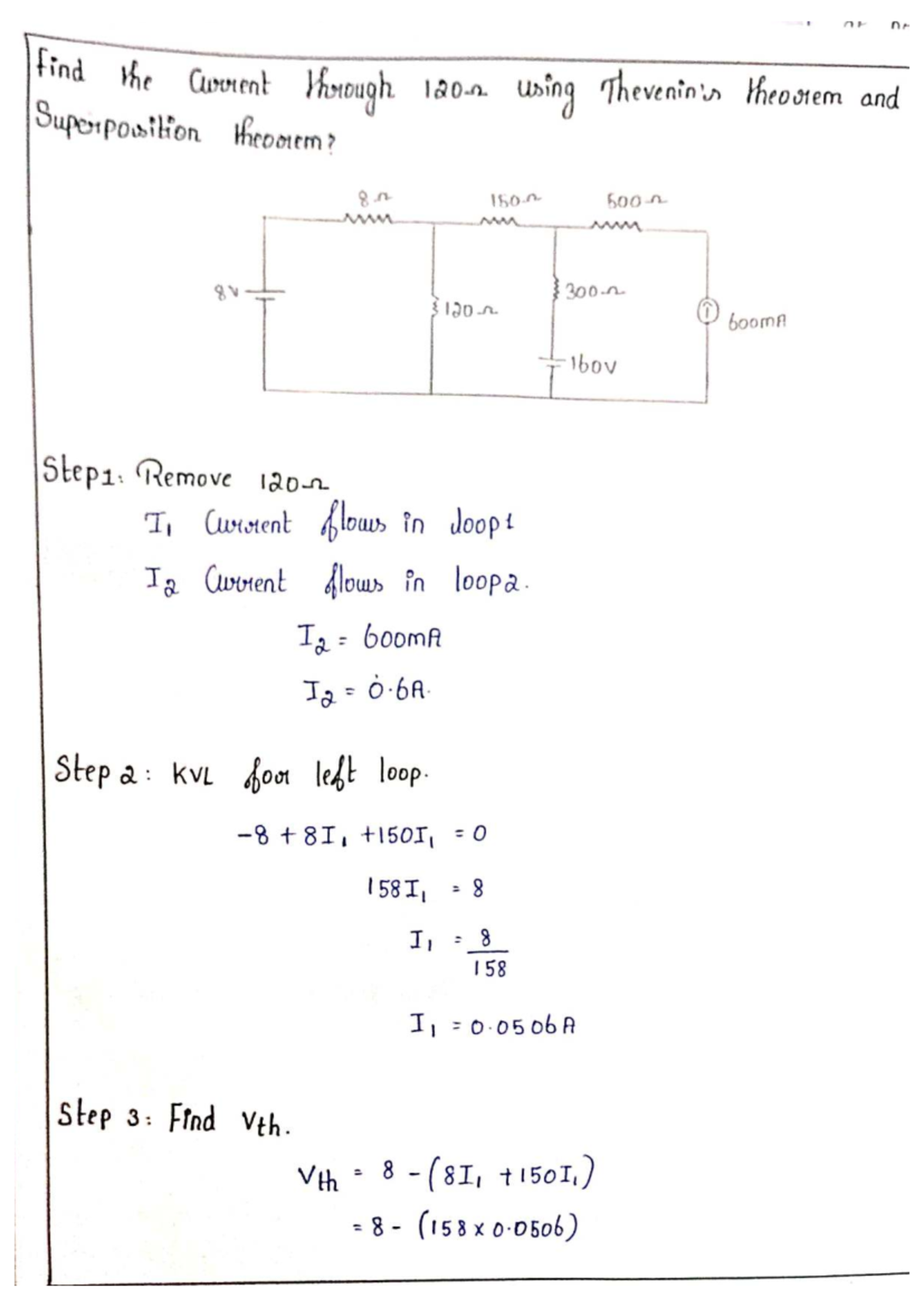 EEE Assignment - Current Calculation Using Superposition Theorem - Studocu