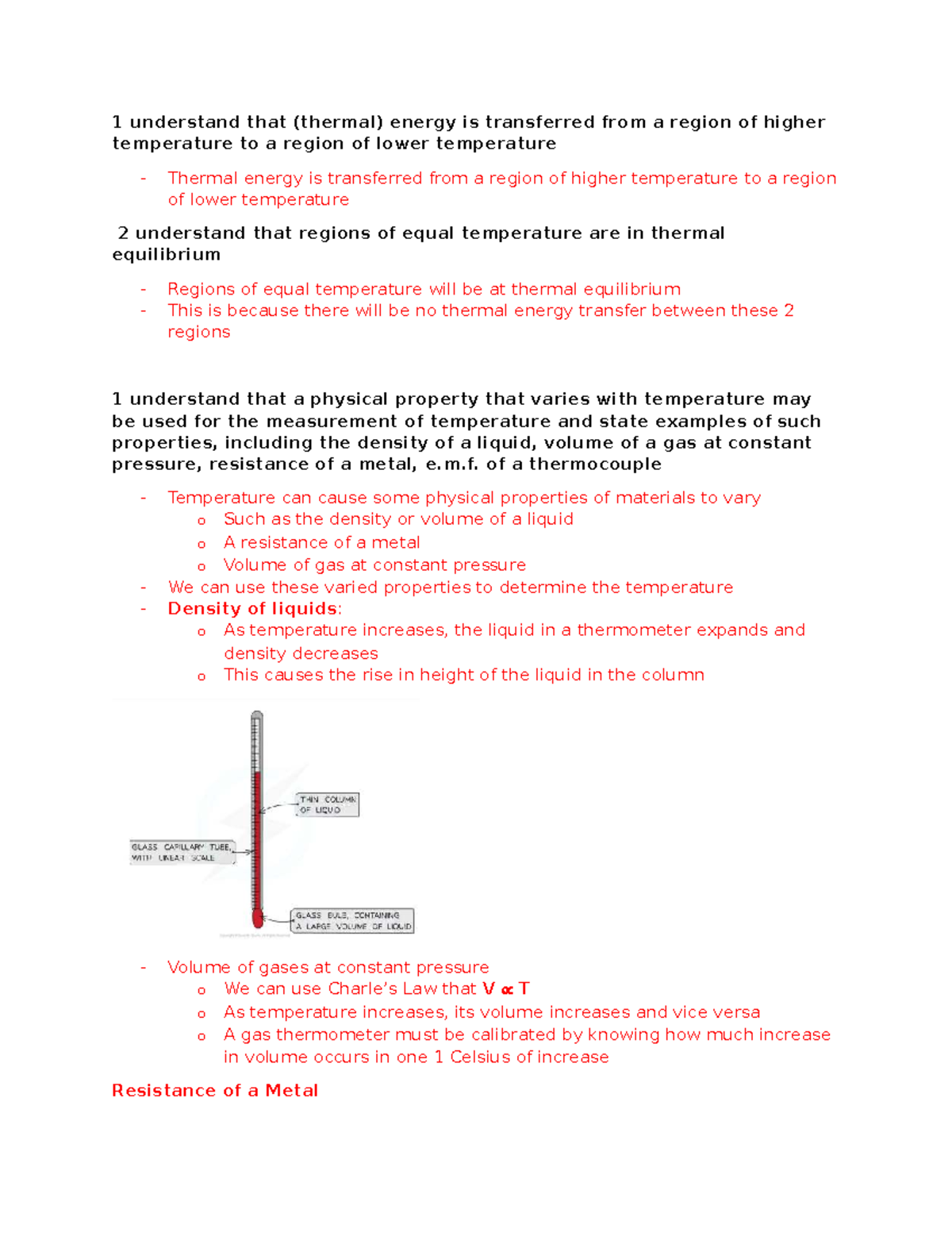 Chapter 14: Understanding Temperature and Thermal Energy Transfer - Studocu