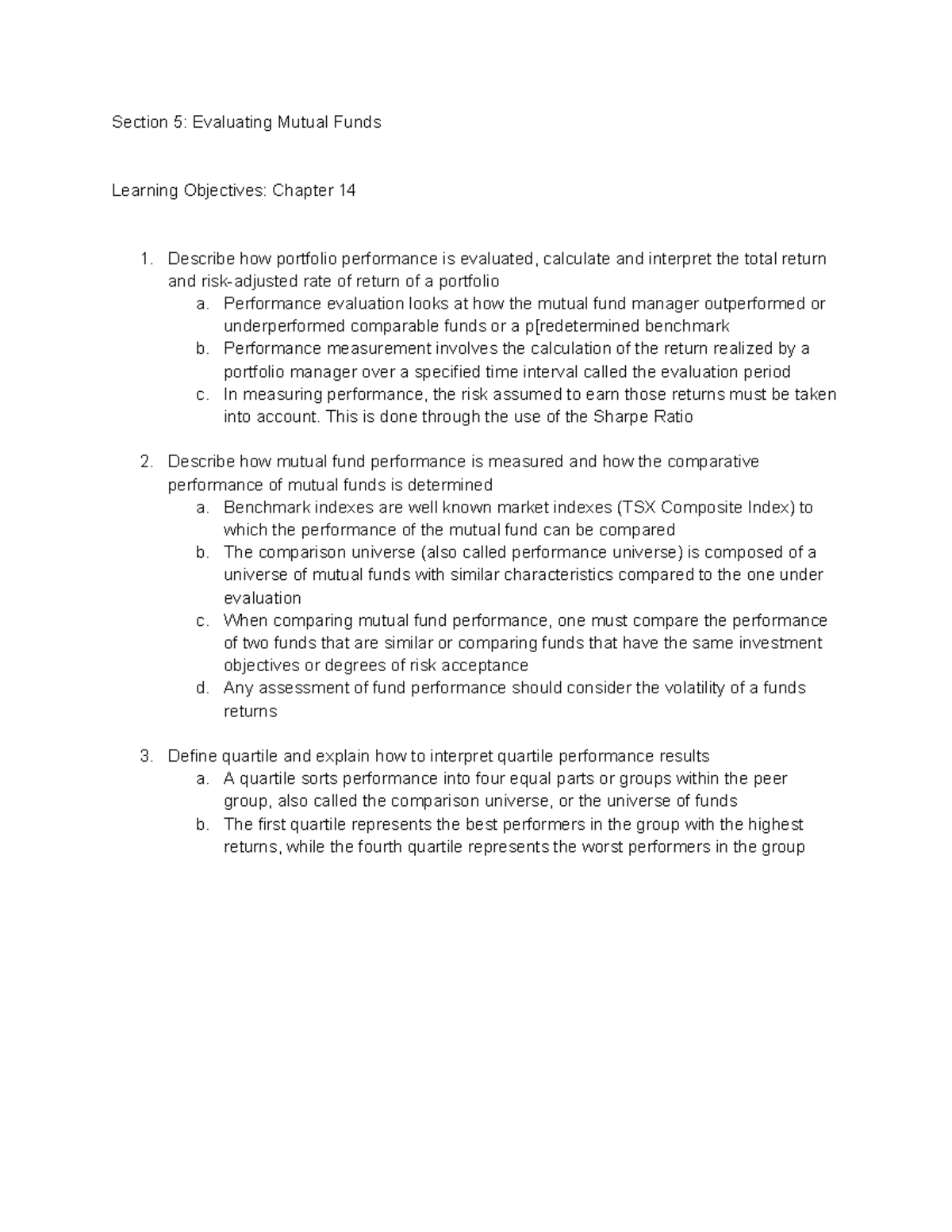 Evaluating Mutual Fund Performance: Key Concepts and Techniques ...