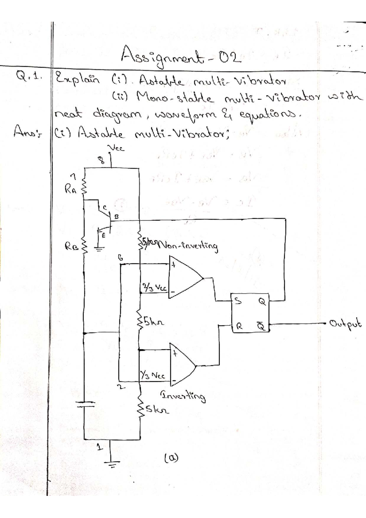 EPC 02: Astable & Multivibrator Circuits with Diagrams and Equations ...