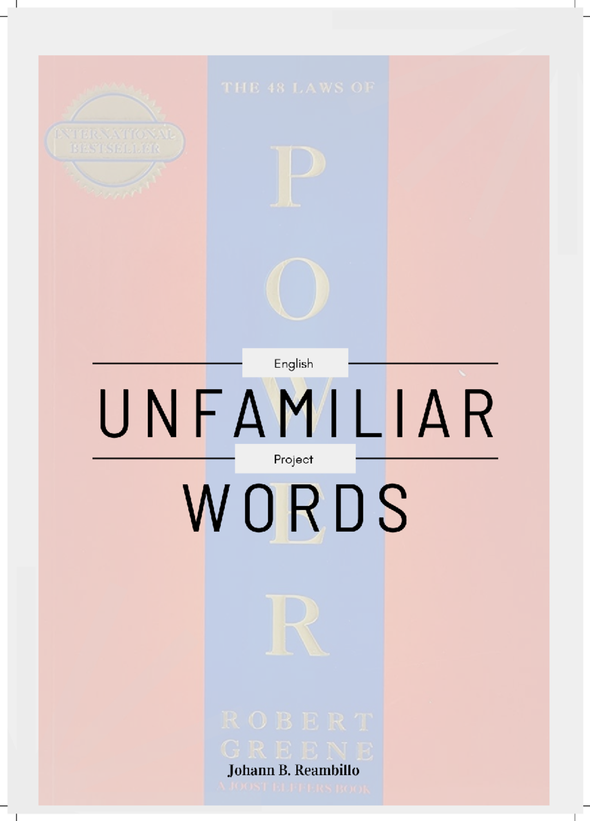 The 48 Laws of Power: Key Insights and Unfamiliar Words (2024) - Studocu