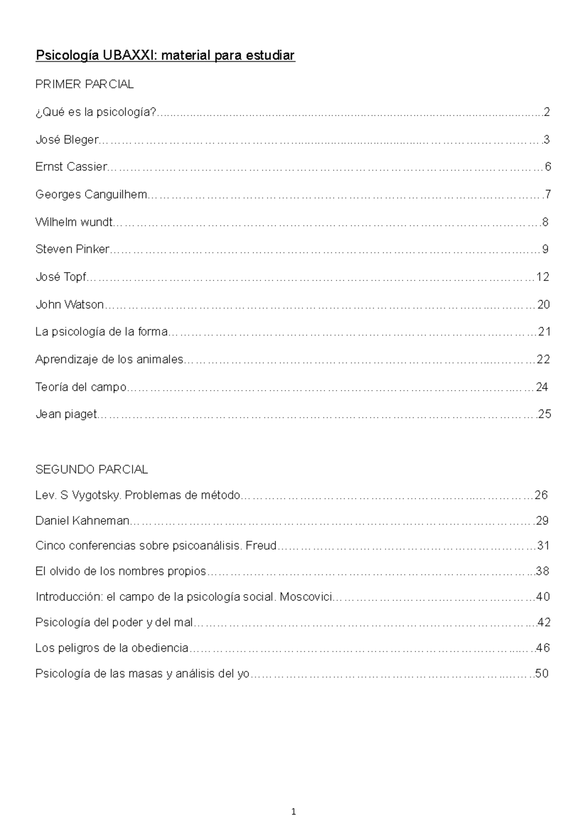 Resumen Completo de Psicología - UBA XXI (Parciales y Temas Clave) - Document Preview