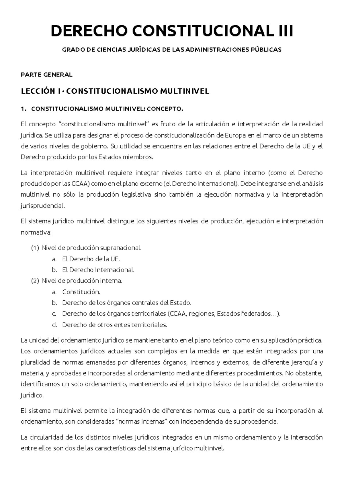 03 Const III Ccjjaapp - Resumen derecho contitucional 3 de ciencias ...