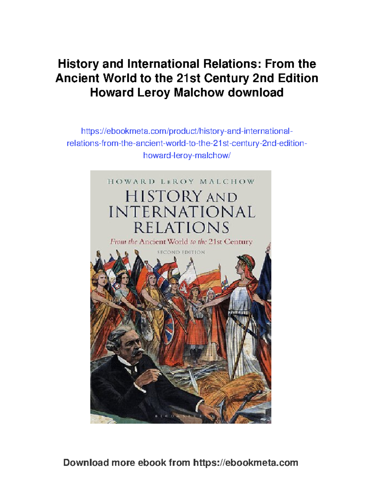 History and international relations: From ancient to 21st century - Studocu