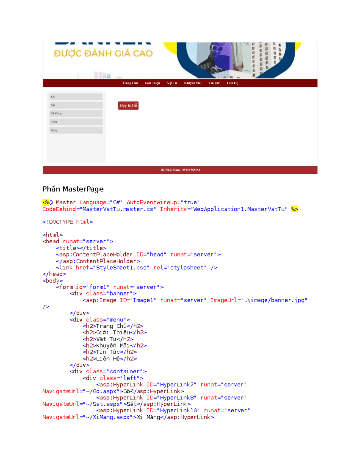 MasterPage CSS Layout Notes for Course 29212735032 - Studocu