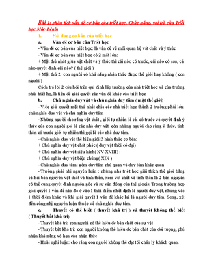 [Solved] Explain Vn dng nguyn l v mi lin h ph bin gii thch vn bo l xy ...