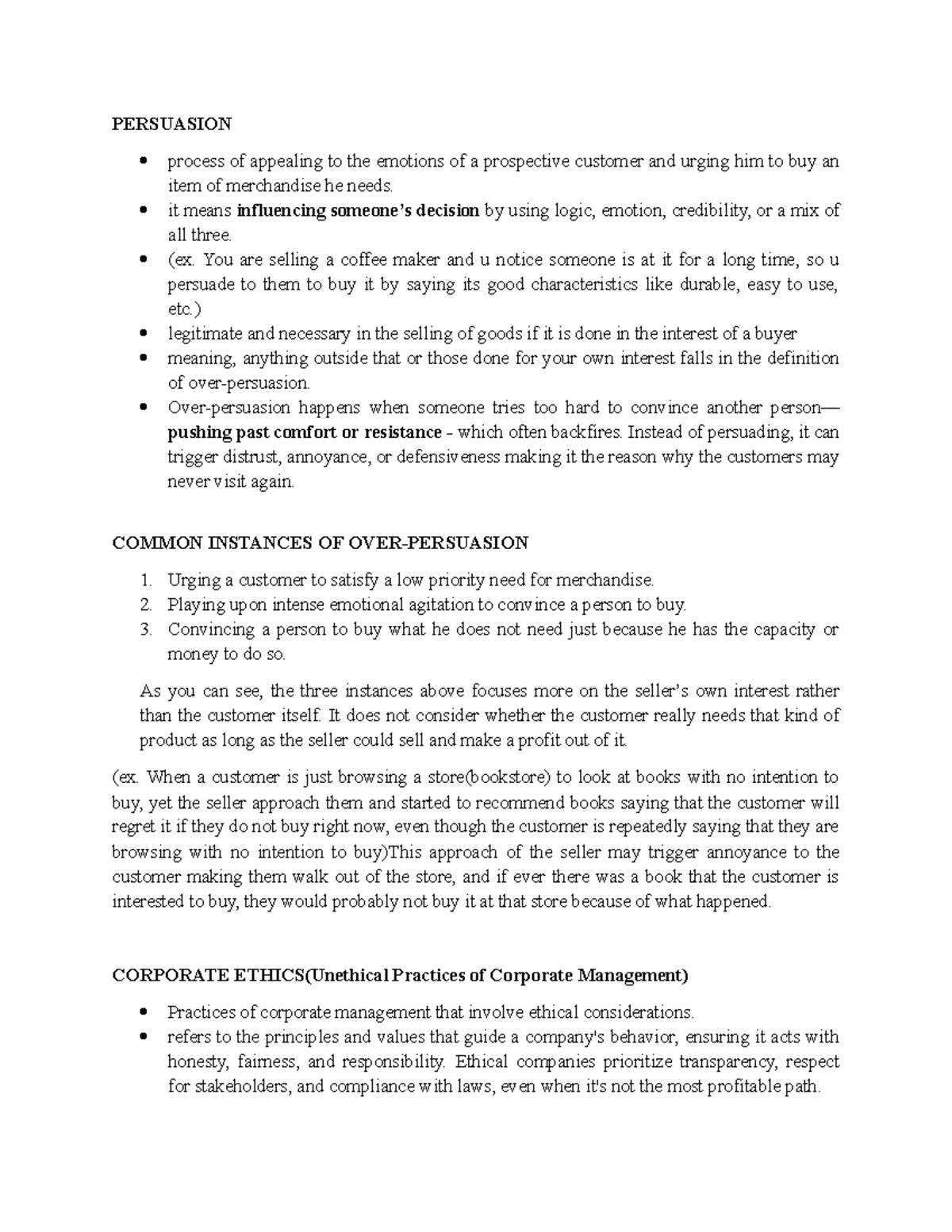 Report on PERSUASION: Act 140 Chapter 7 Analysis - Studocu