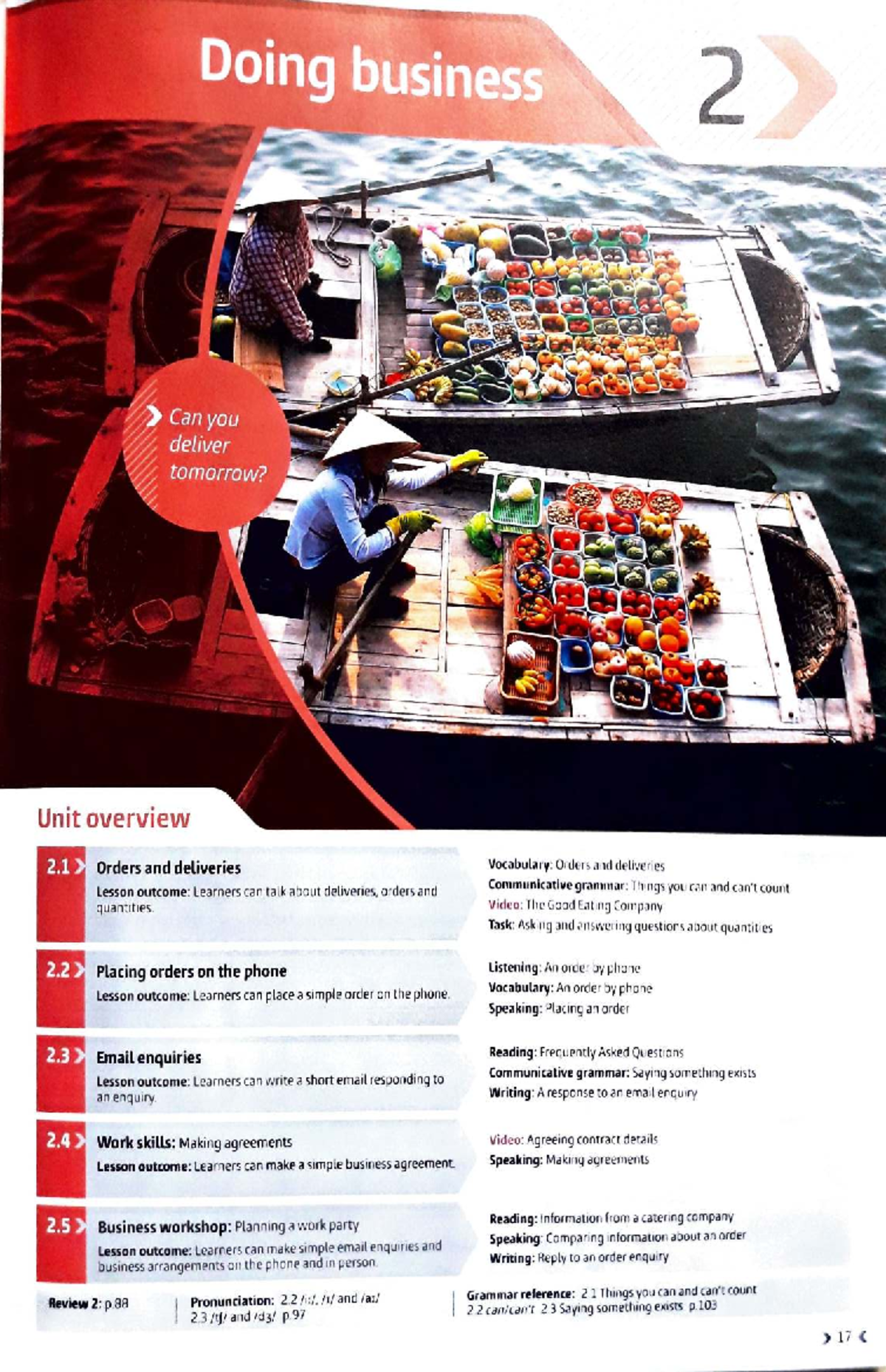 Business Partner A2 Unit 2: Orders, Deliveries, and Communication ...