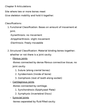Exam 2 Study Guide - Exam 2 Study Guide Chapter 4: Tissues Tissues ...