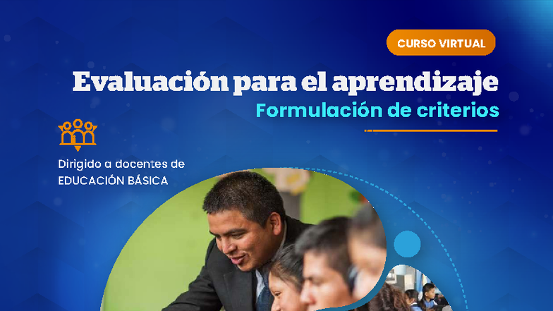 CURSO VIRTUAL Evaluación para el Aprendizaje: Formulación de Criterios U2S1 - Document Preview