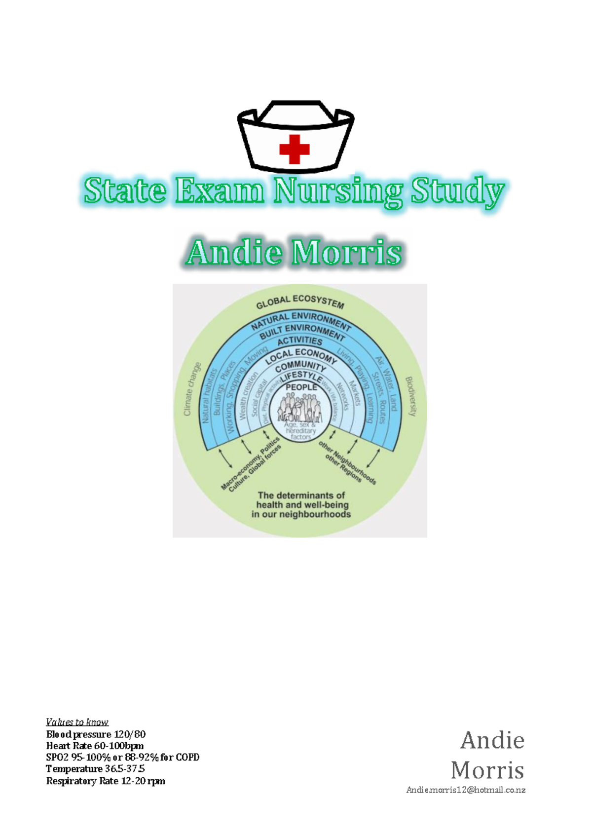 ADULT HEALTH 3: State Exam Study Guide on Cardiovascular & Respiratory ...