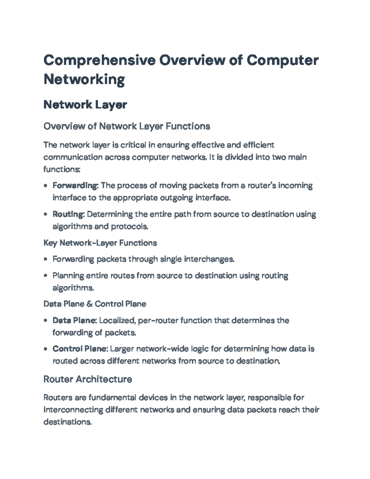 Comprehensive Guide to Computer Networking Concepts for Students - In ...