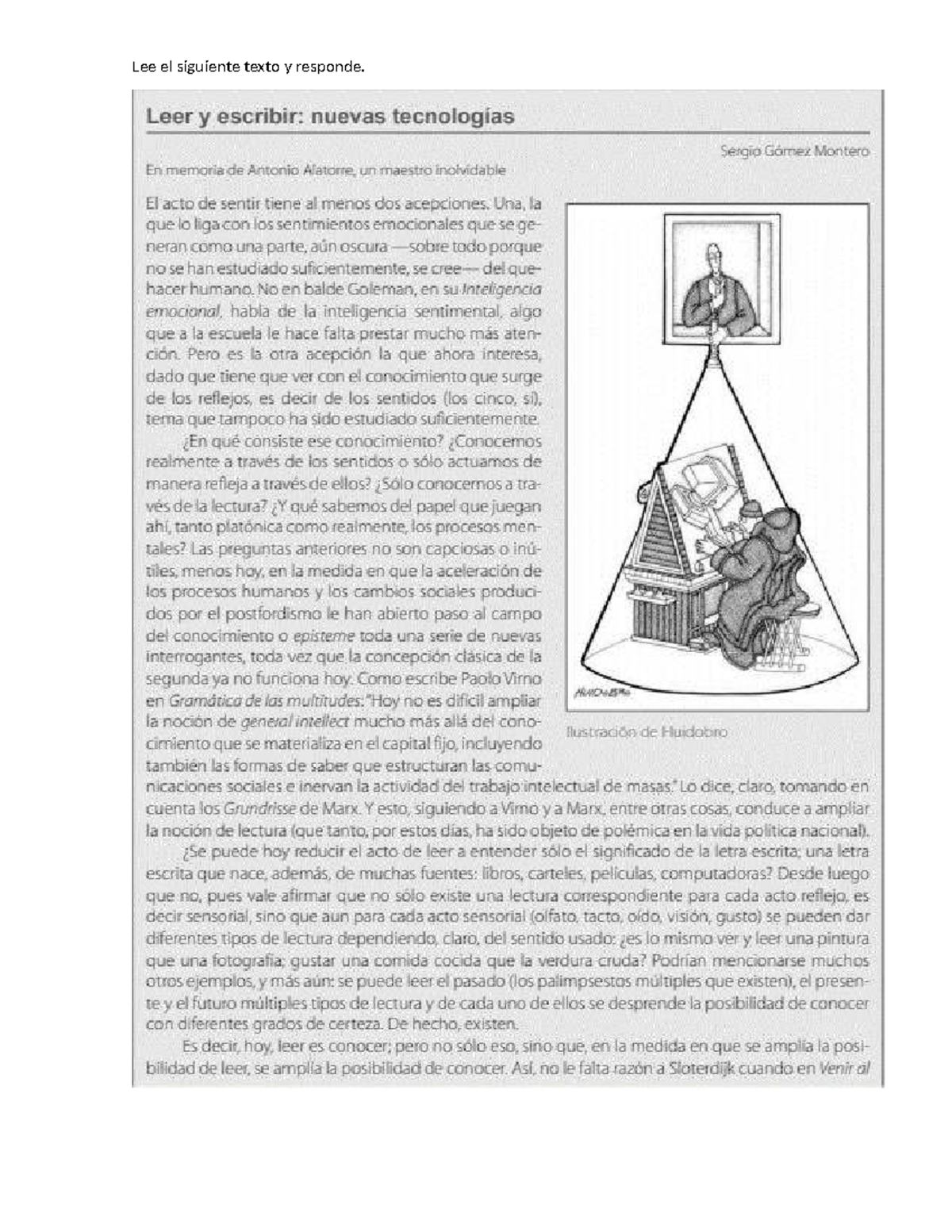Diagnóstico Módulo 13: Lectura y Escritura en la Era Digital - Studocu