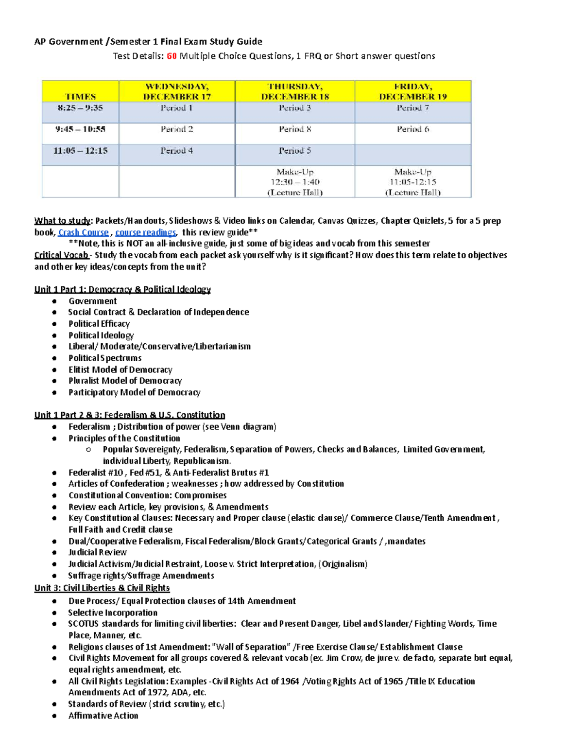 APG 1 Final Exam Study Guide: Key Concepts & Vocab 2025 - Studocu