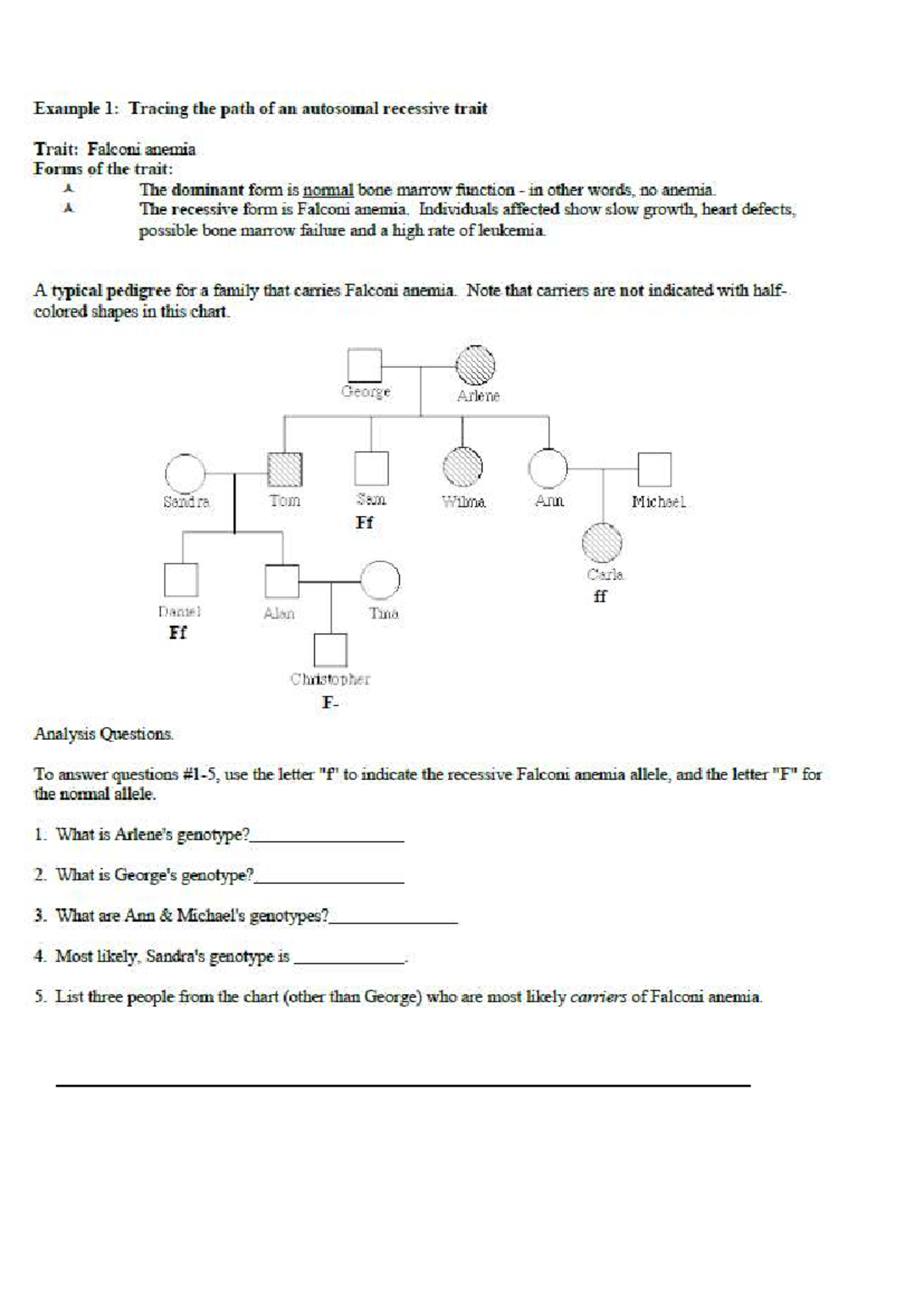 Pedigree worksheet - predegre - Week 4, Lesson 3 Pedigree Tasks Queen ...