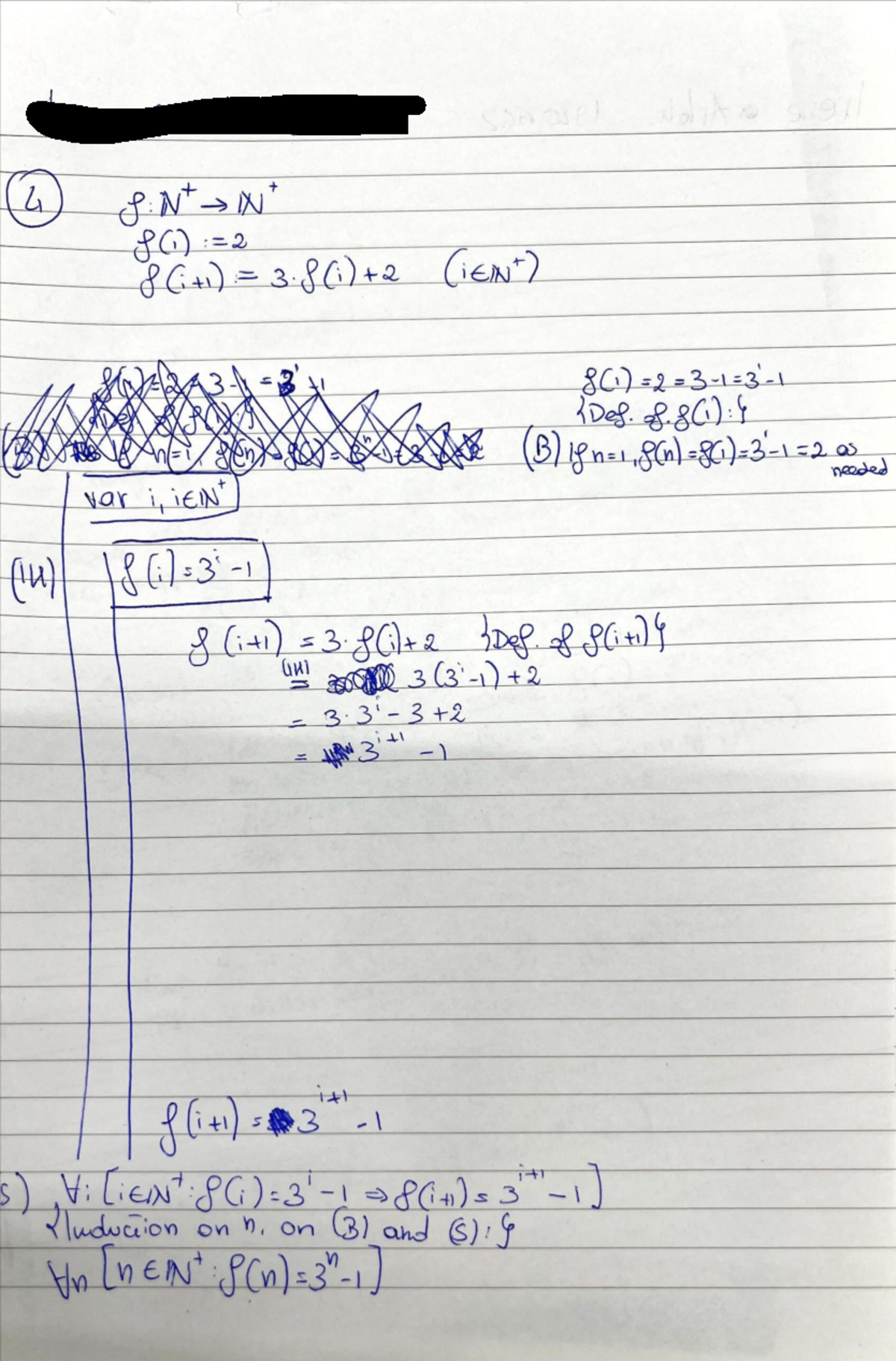 Weekly Test 6 Answers (Induction) - Incomplete Notes - Studeersnel