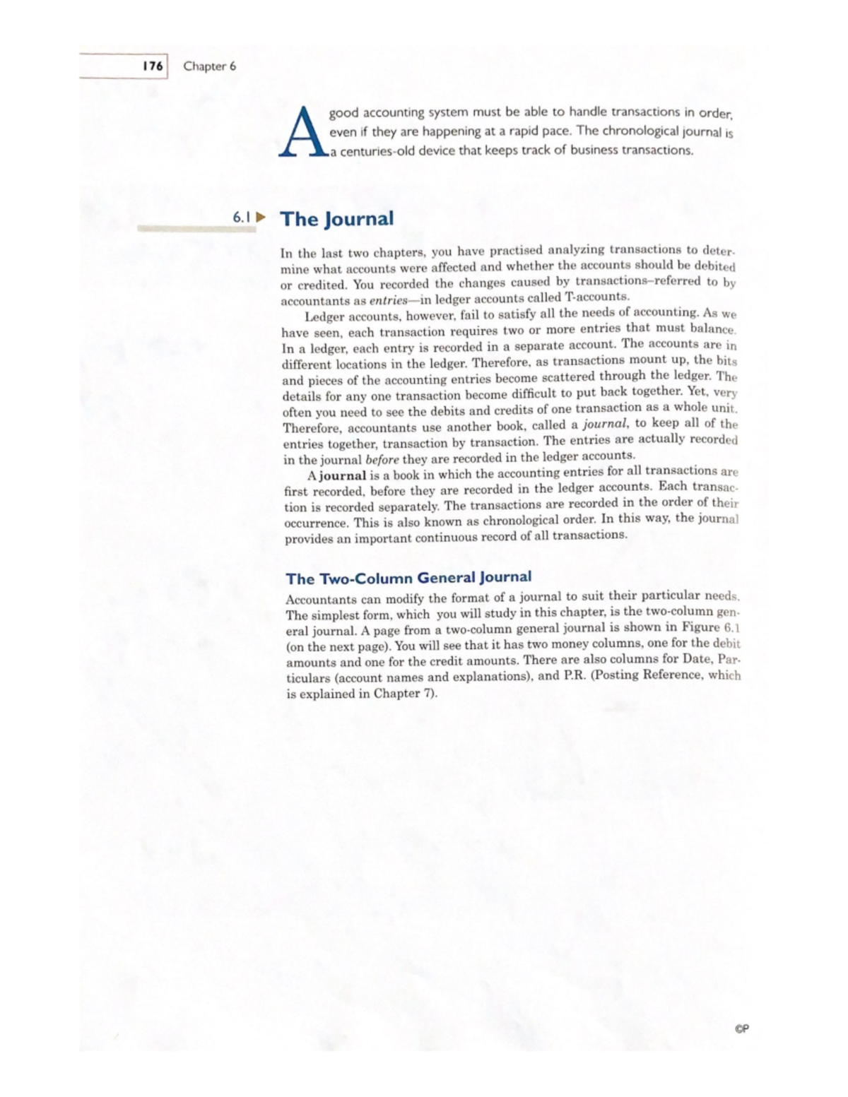 Chapter 6.1 - Key Concepts in ACCOUNTING - Studocu