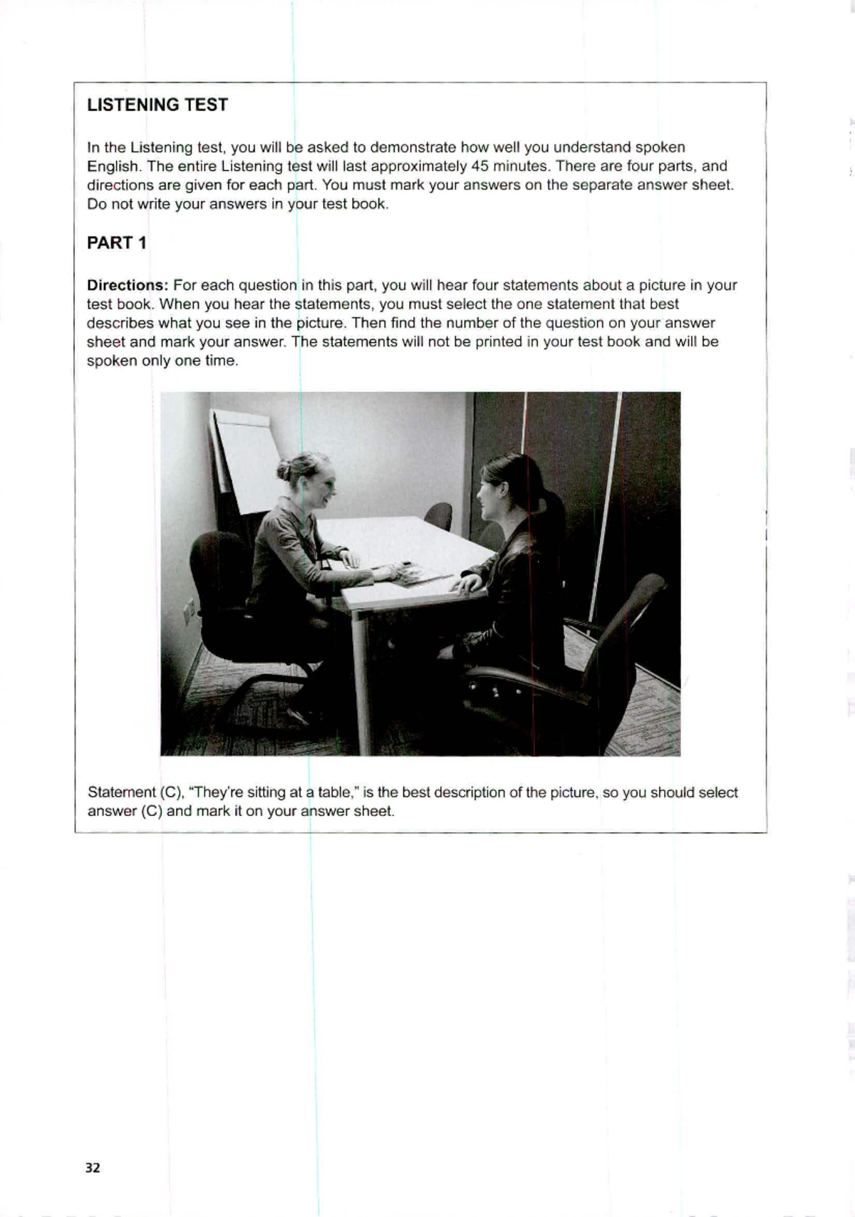 TOEIC Listening Test Guide: Full Practice Exam - Studocu