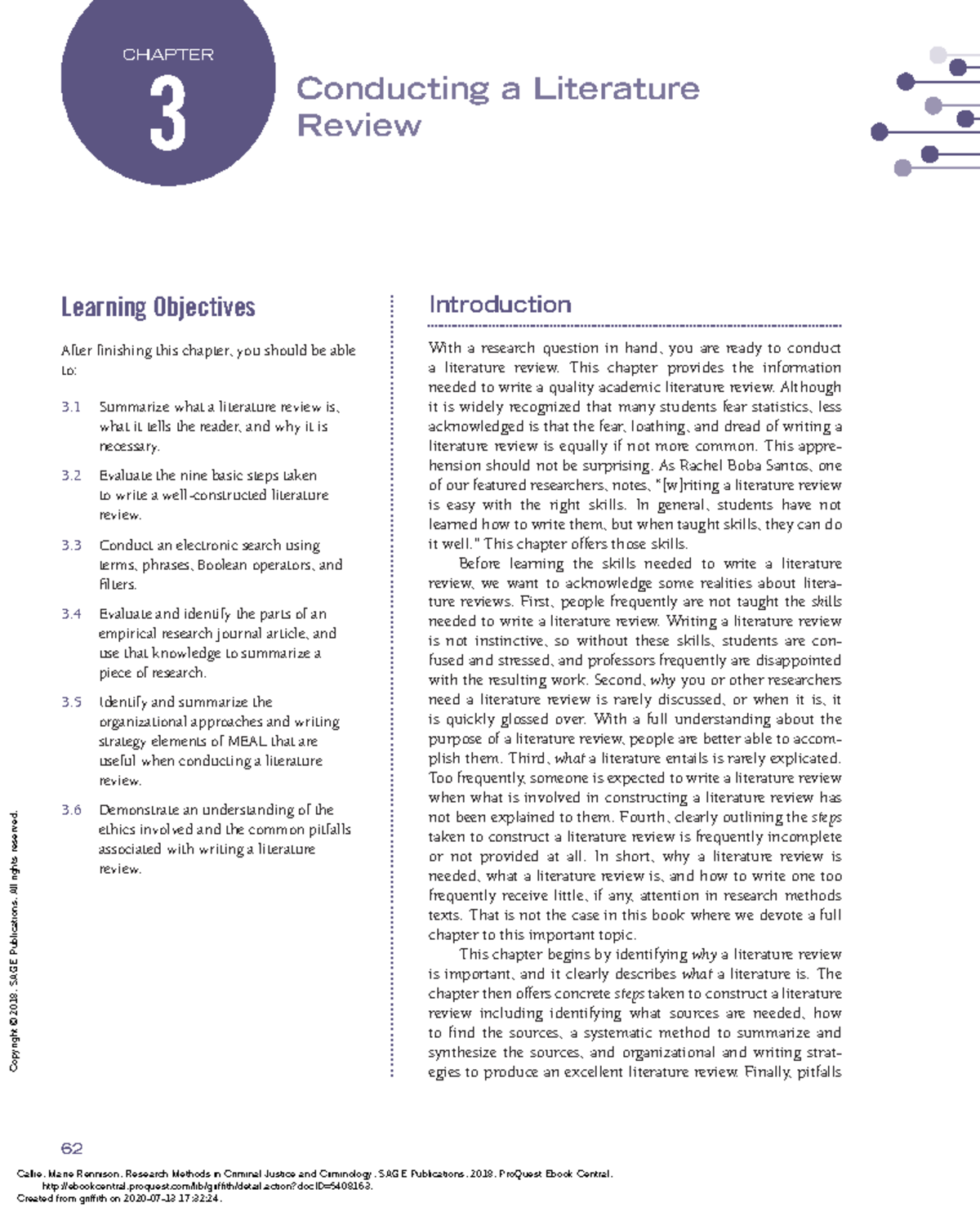 Chapter 3: Effective Strategies for Conducting a Literature Review ...