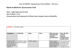 Science Assessment - assignment scaffold - Essay Scaffold (1000 words ...
